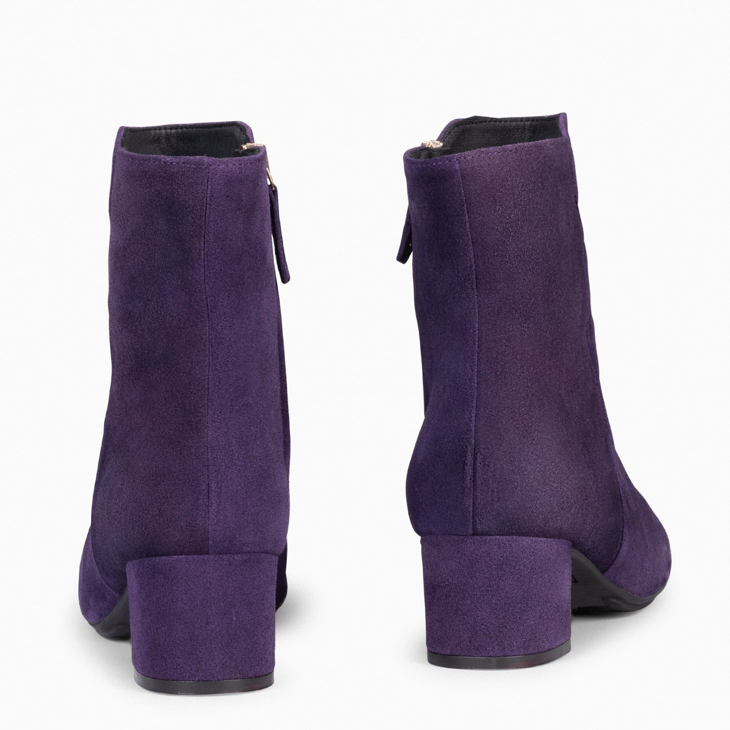 MAIA - Bottines en Daim pour Femme VIOLET