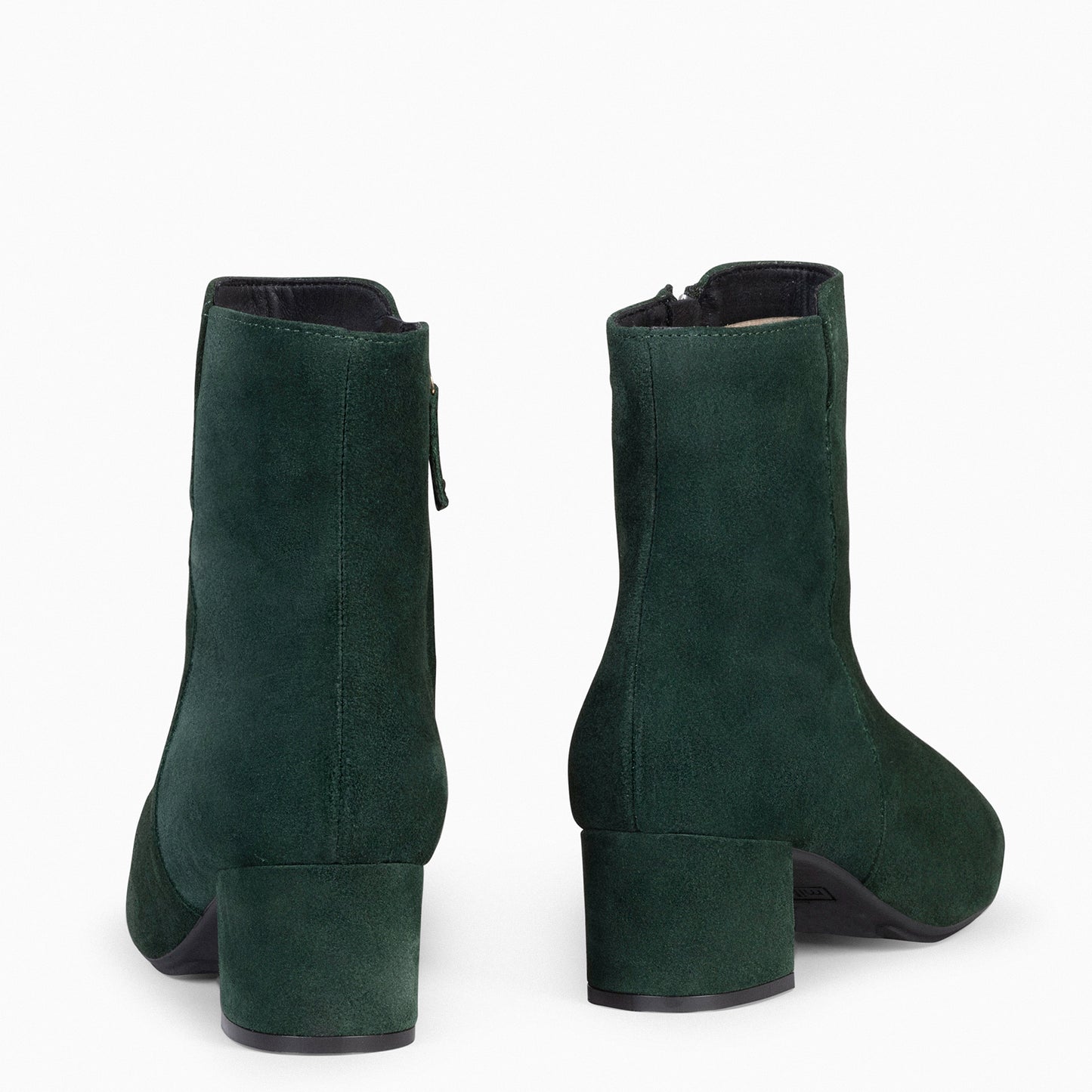 MAIA - Botins de camurça feminino VERDE