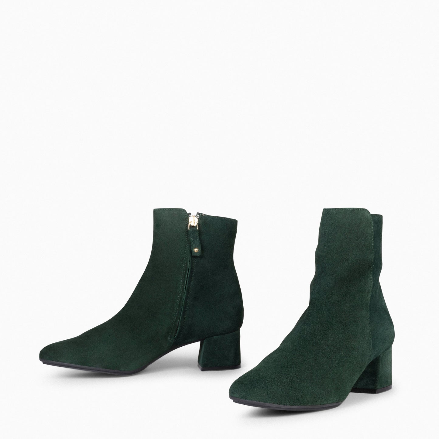 MAIA - Botins de camurça feminino VERDE