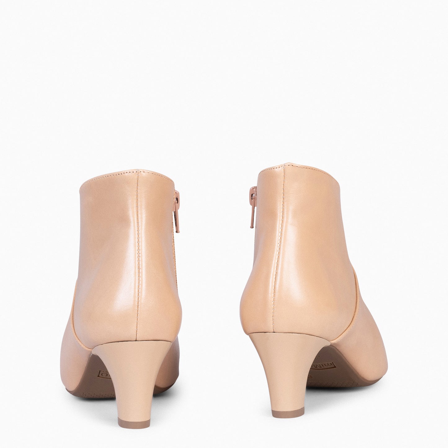 LADY - Bottines en nappa pour femme BEIGE