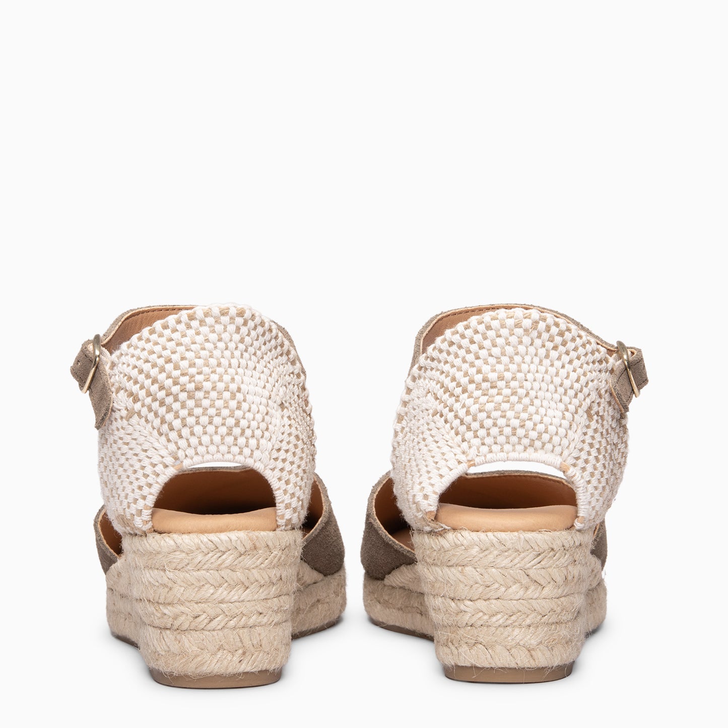 ICA - Cuñas de esparto bajas TAUPE