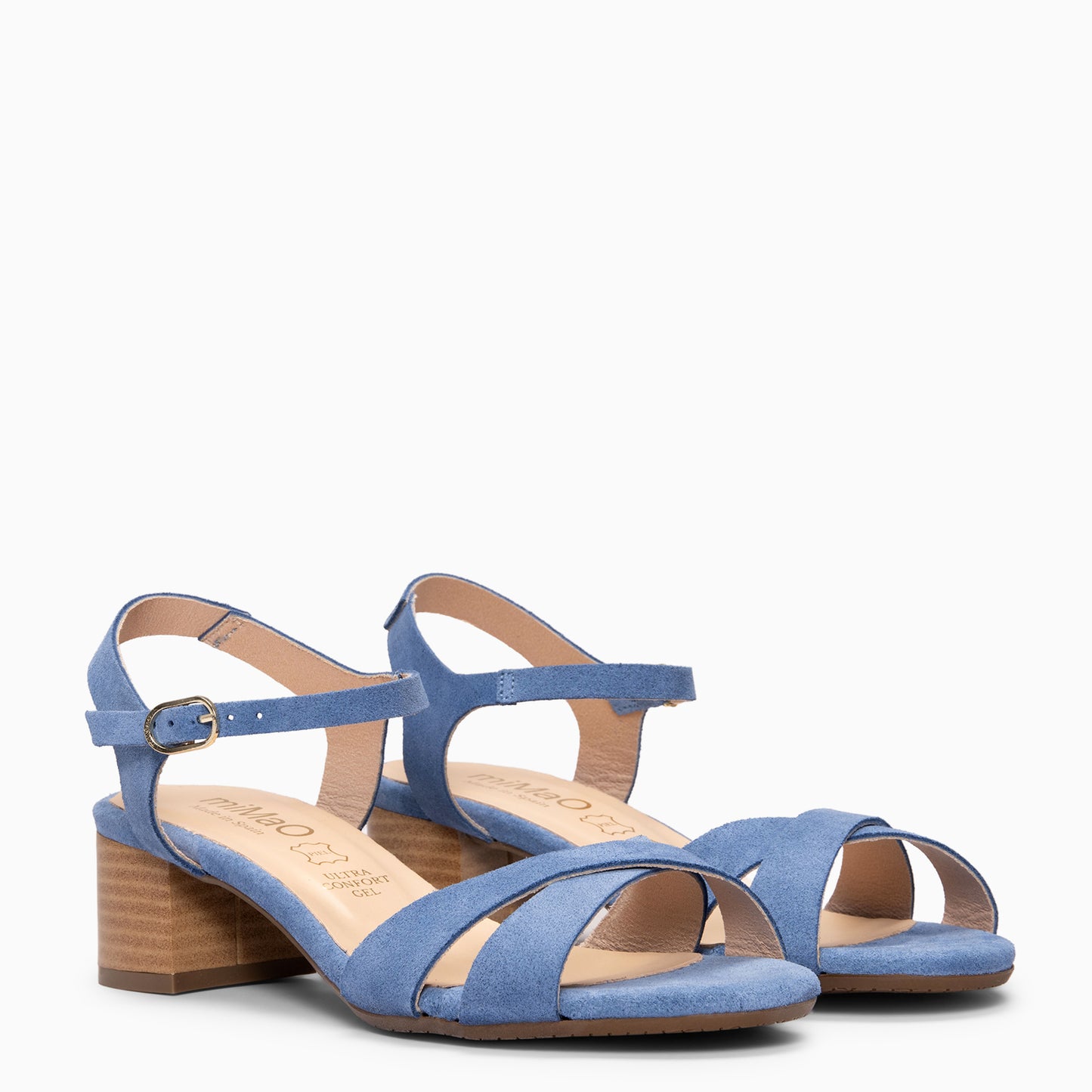 ORIANA - Sandalias de tacón de ante JEANS