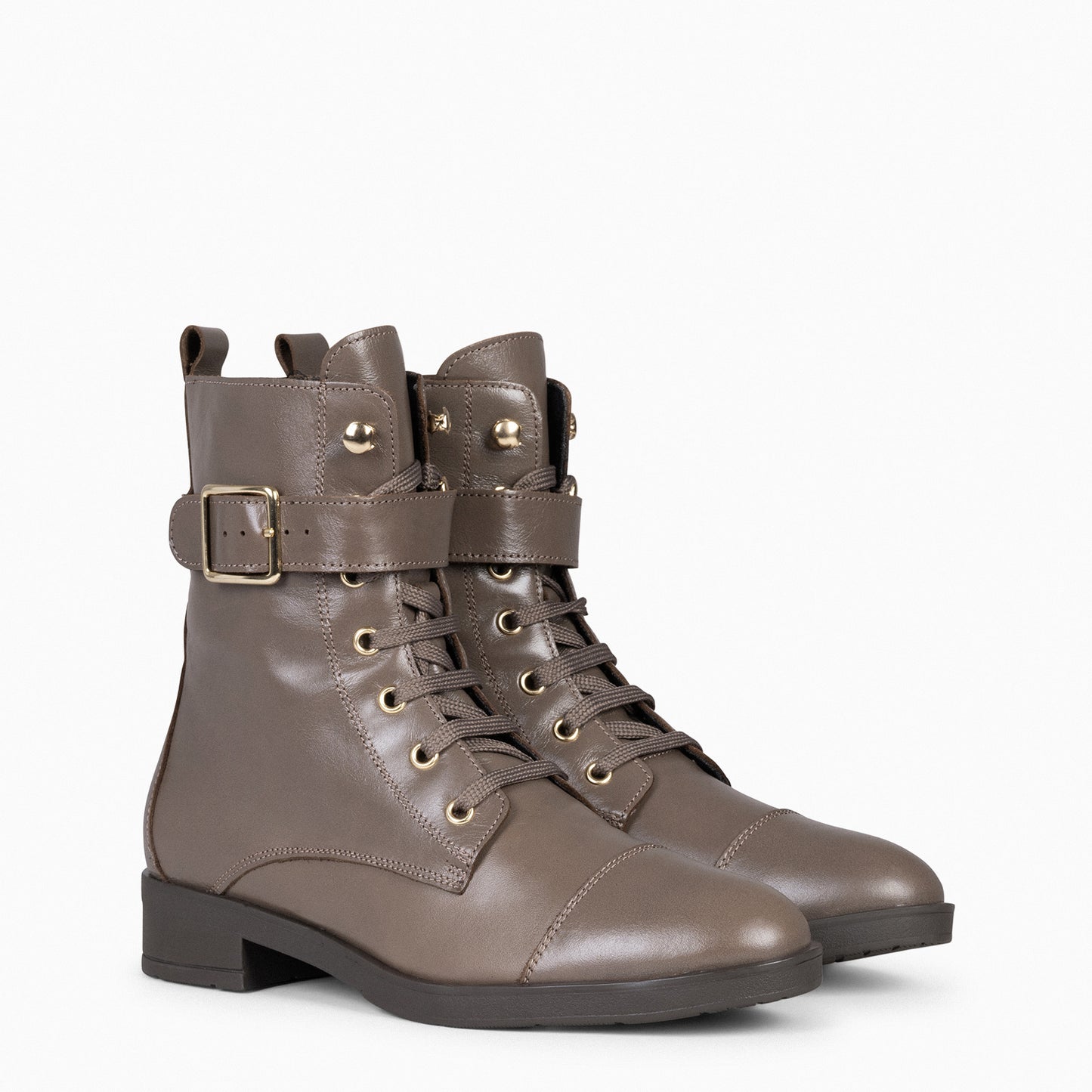 BELFAST - Botins casuais femininos TAUPE