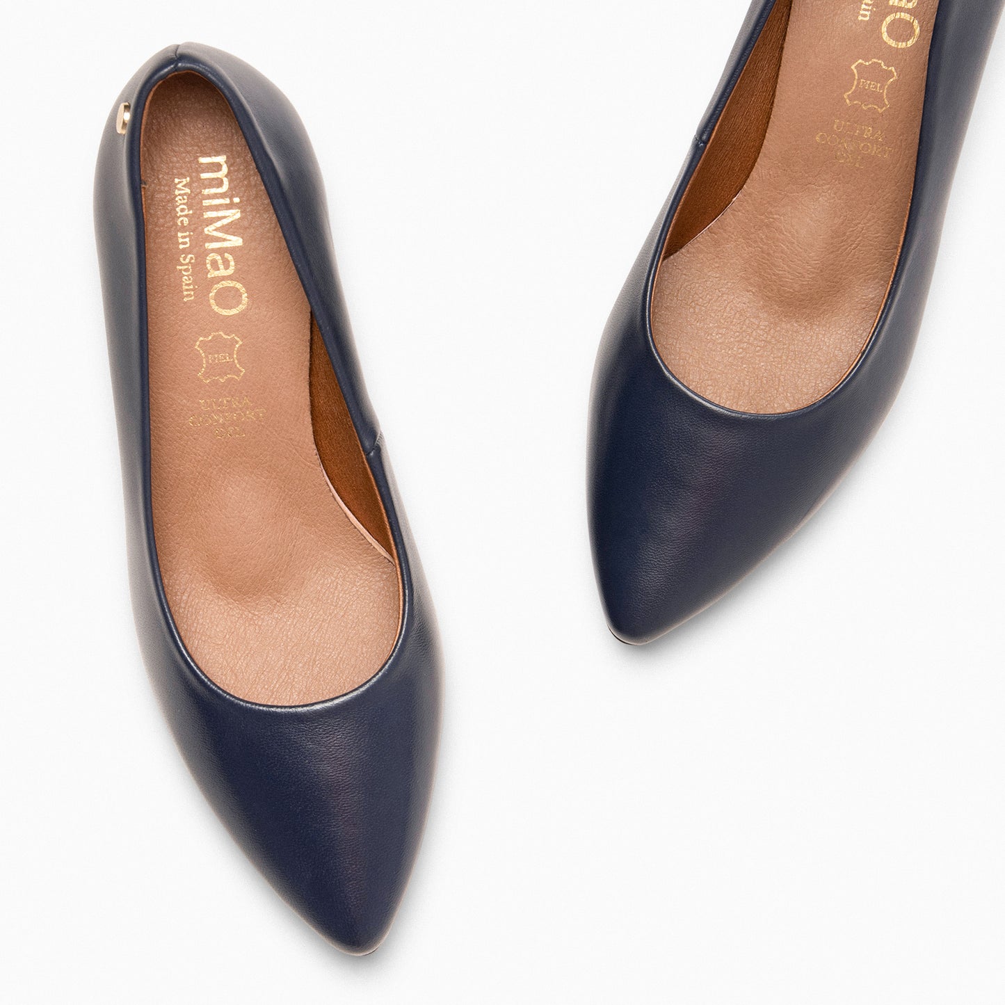 URBAN S SALÓN - Zapatos de tacón medio de napa en MARINO