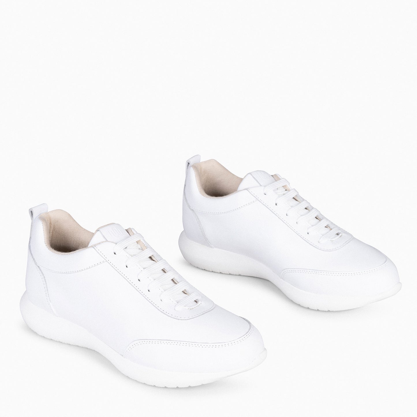 VENICE - Zapatillas de Napa con Plantilla Extraíble BLANCA