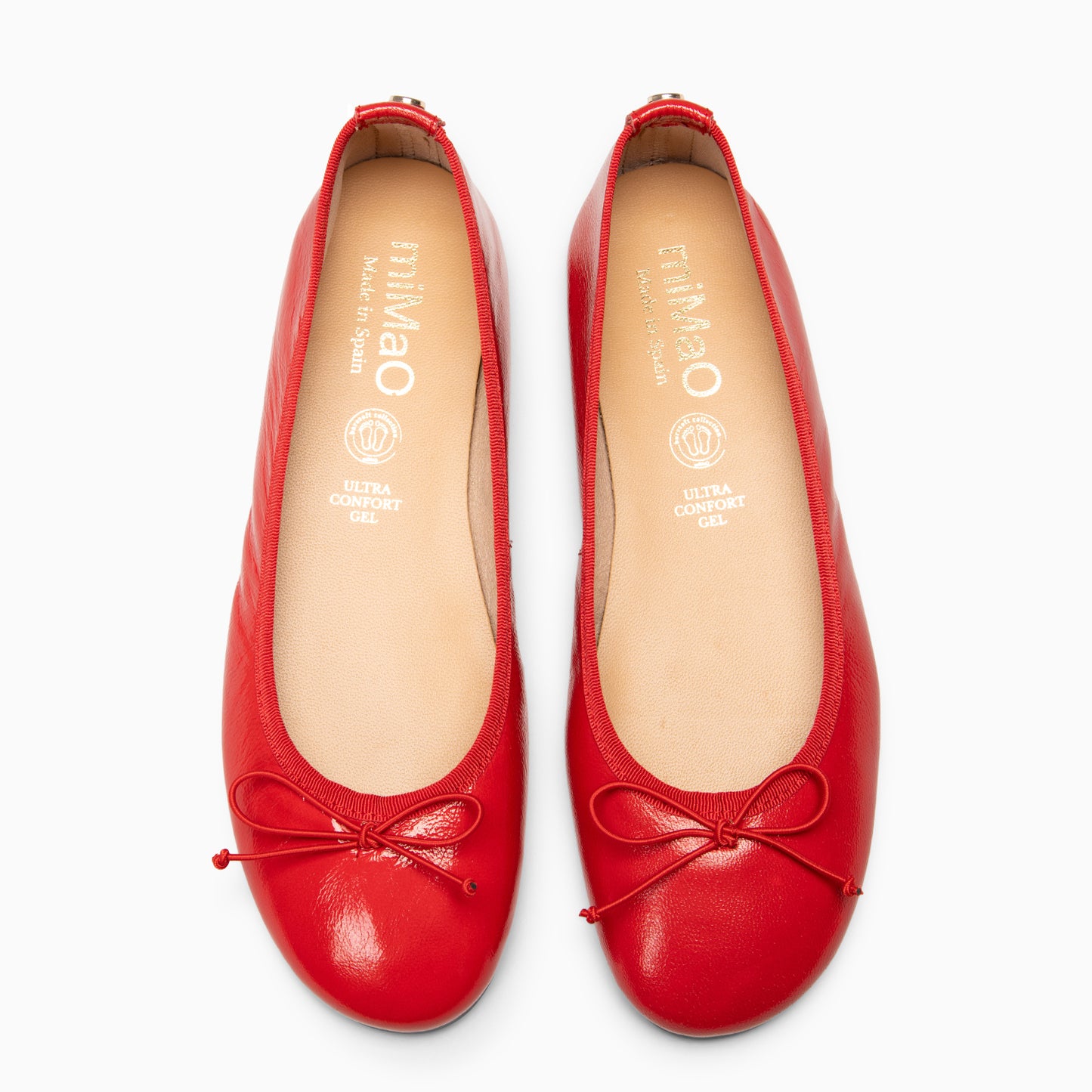 CAMPANILLA - BAILARINA DE CHAROL BARESOFT ROJO