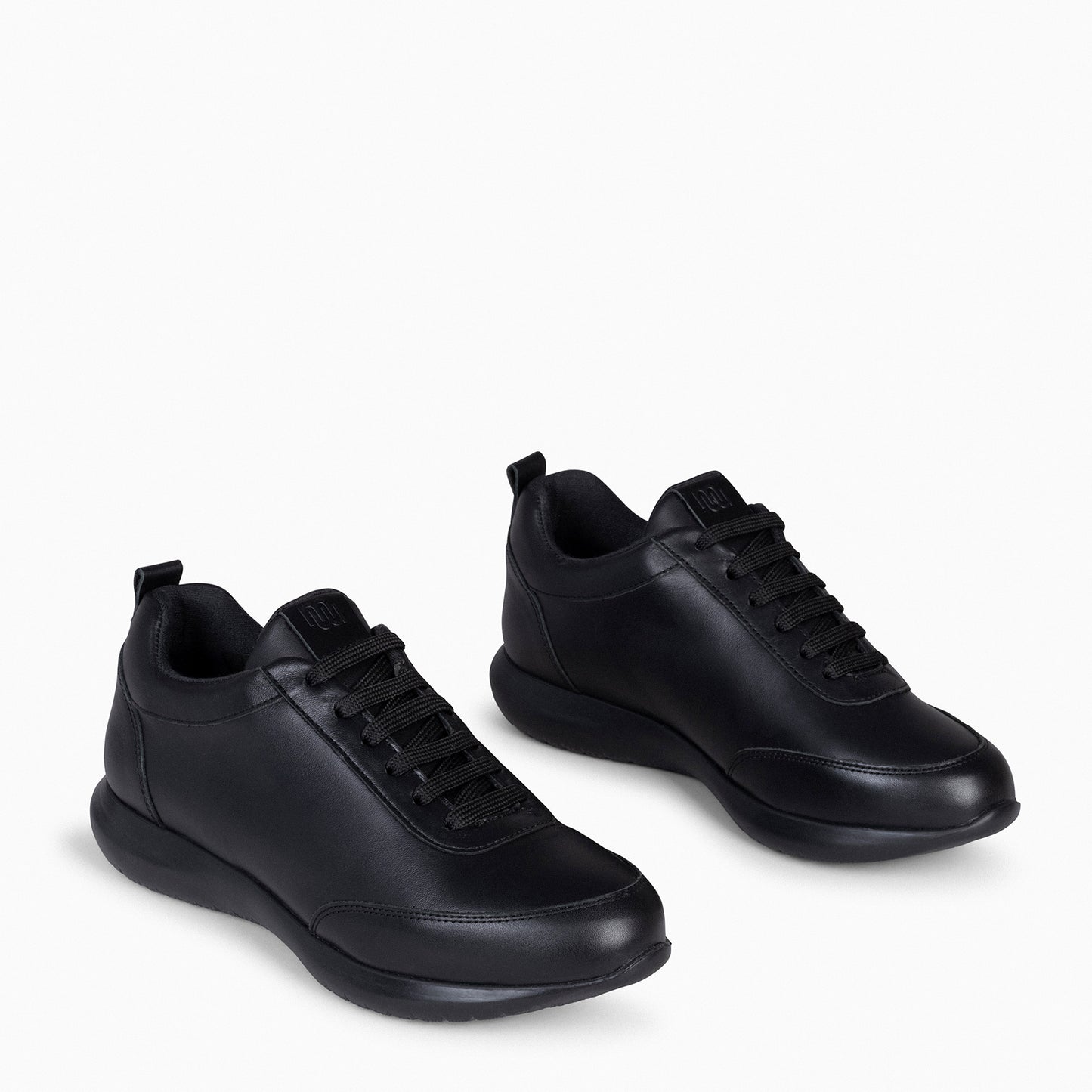 VENICE - Zapatillas de Napa con Plantilla Extraíble NEGRO