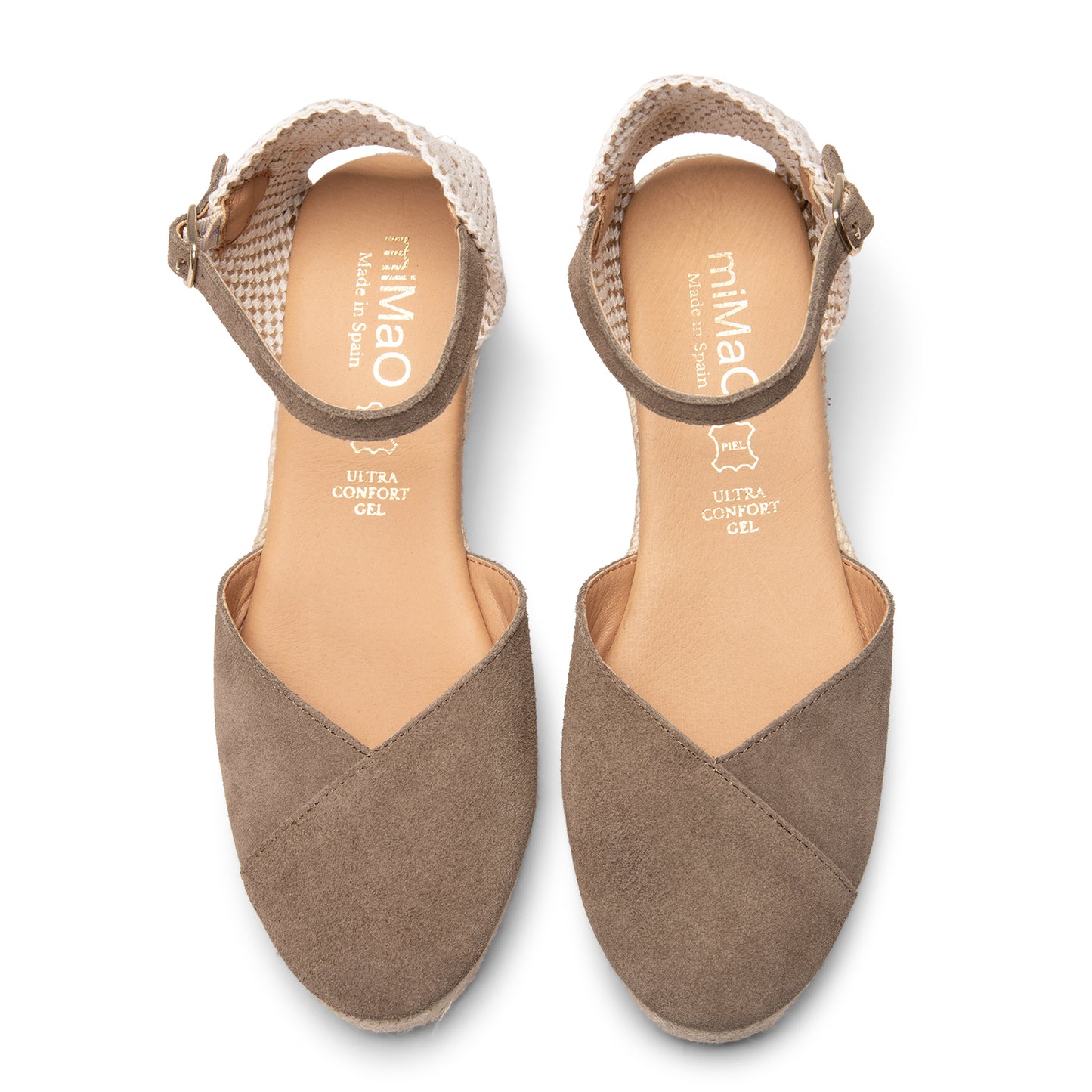 ICA - Cuñas de esparto bajas TAUPE
