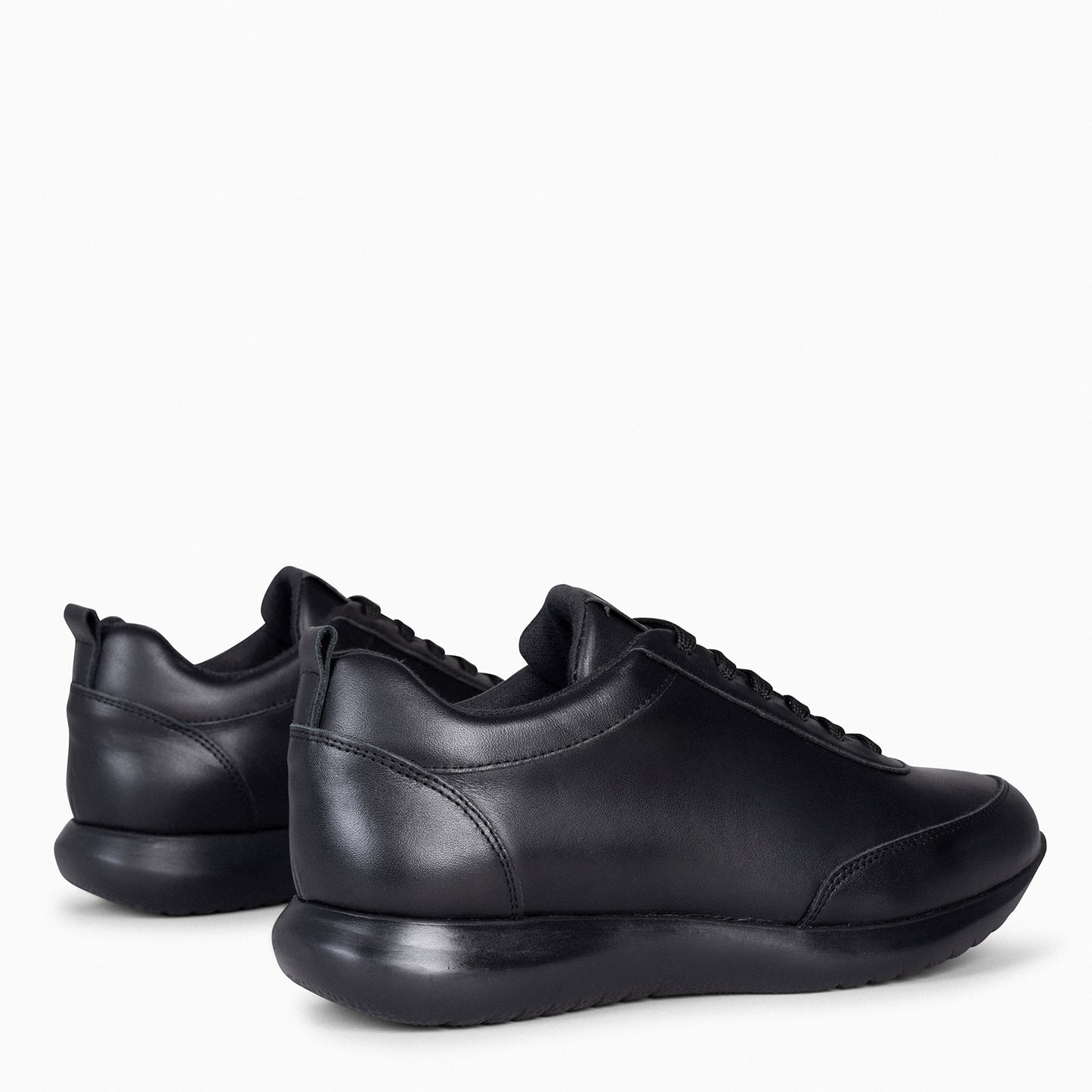 VENICE - Zapatillas de Napa con Plantilla Extraíble NEGRO