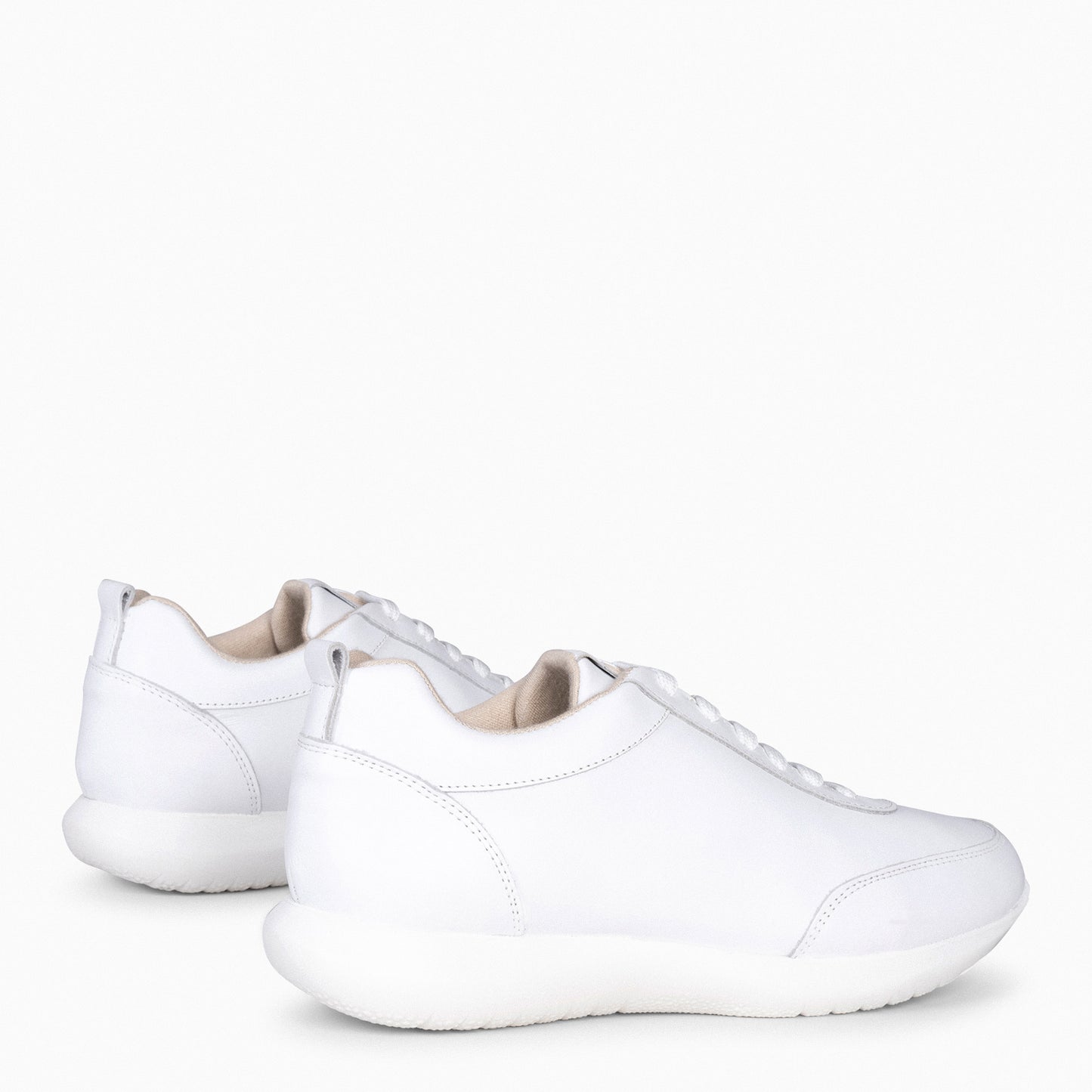 VENICE - Zapatillas de Napa con Plantilla Extraíble BLANCA