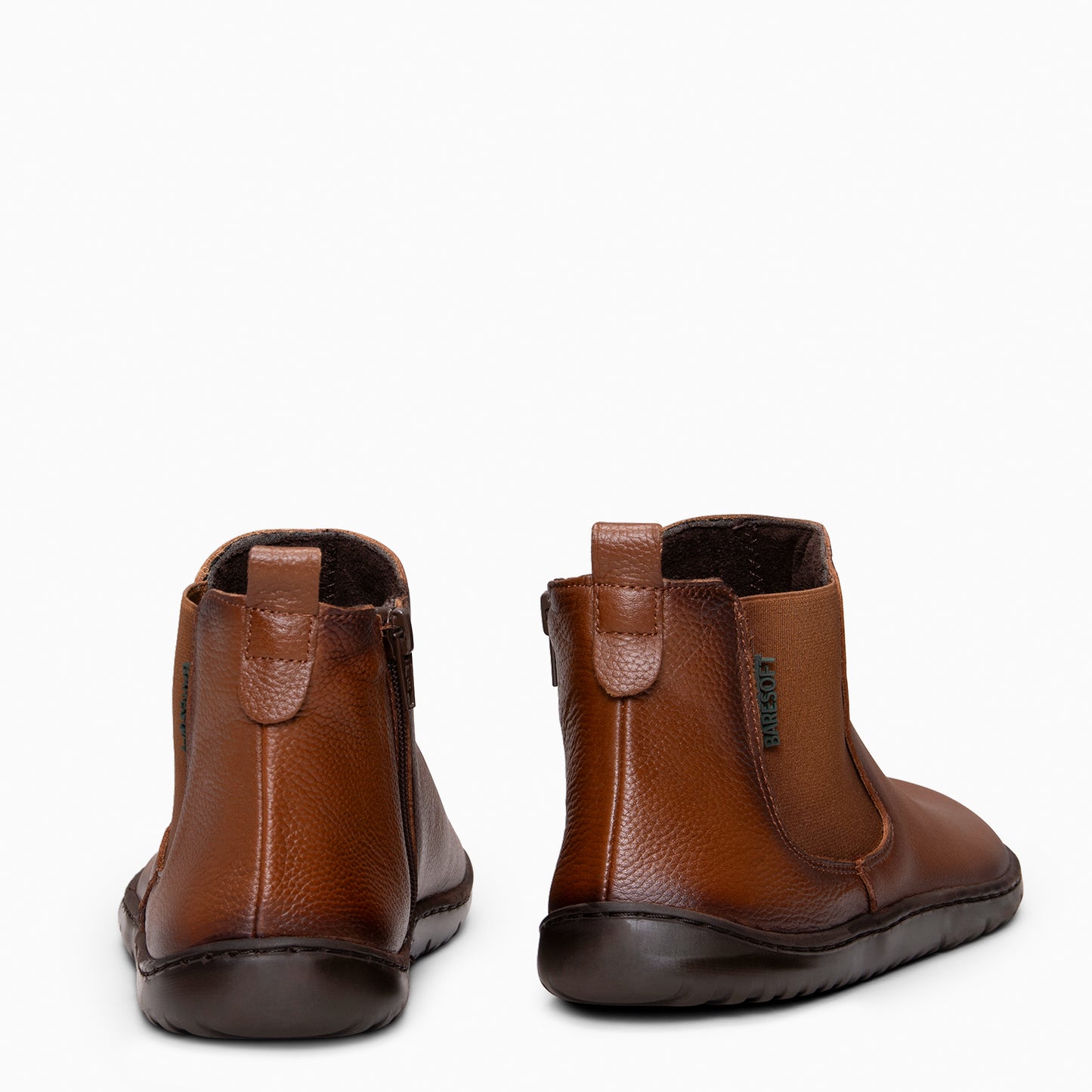 SAND -Botines tipo barefoot con elástico MARRON