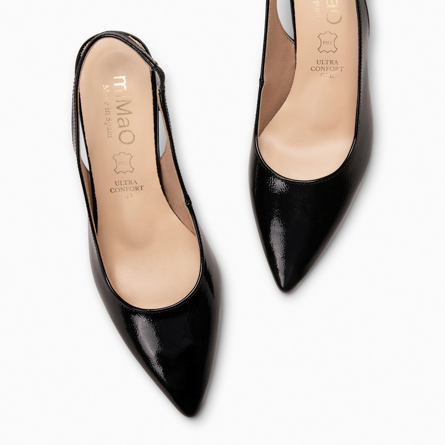 MIRIAM - Zapato destalonado NEGRO