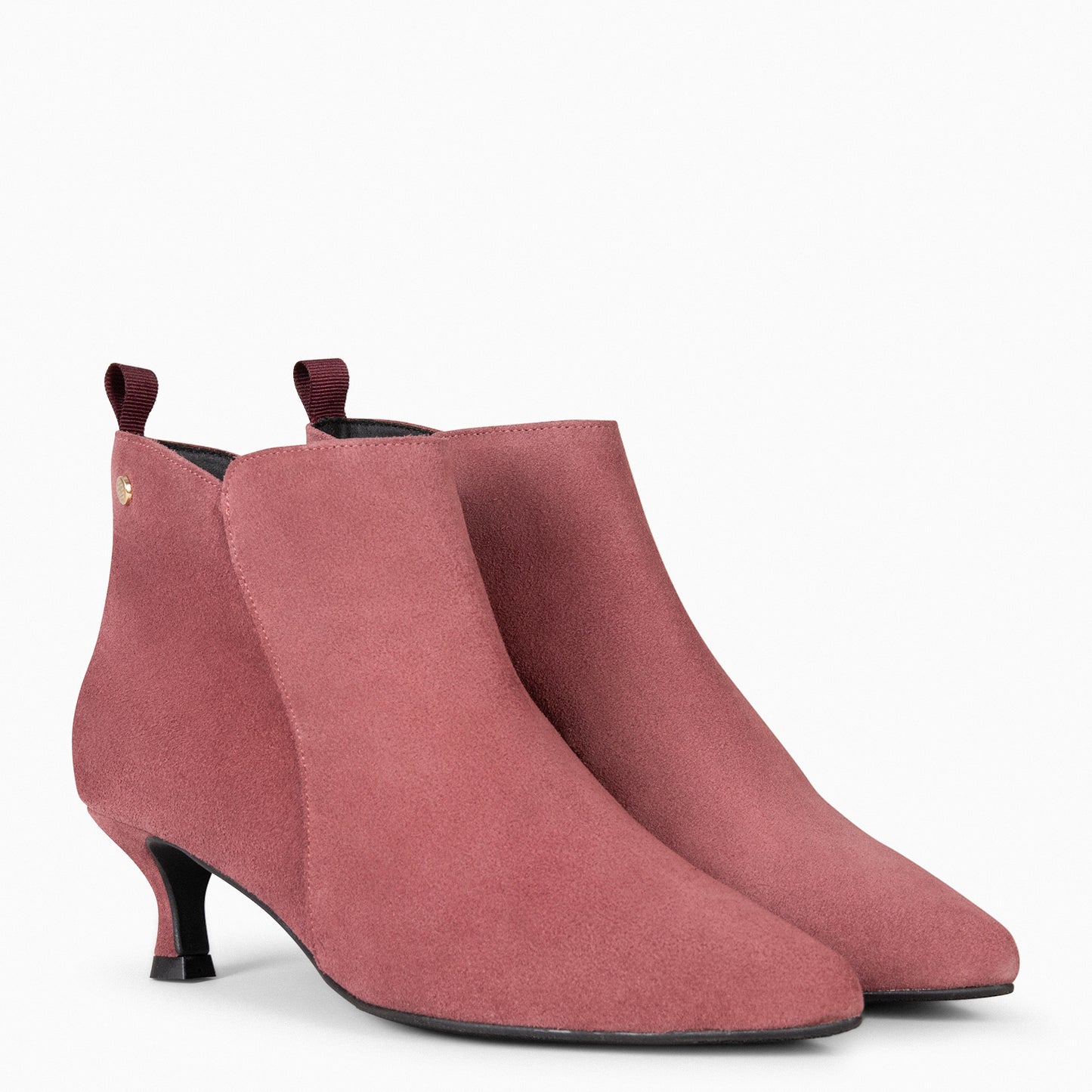 ROYAL – WINE bottines à petit talon