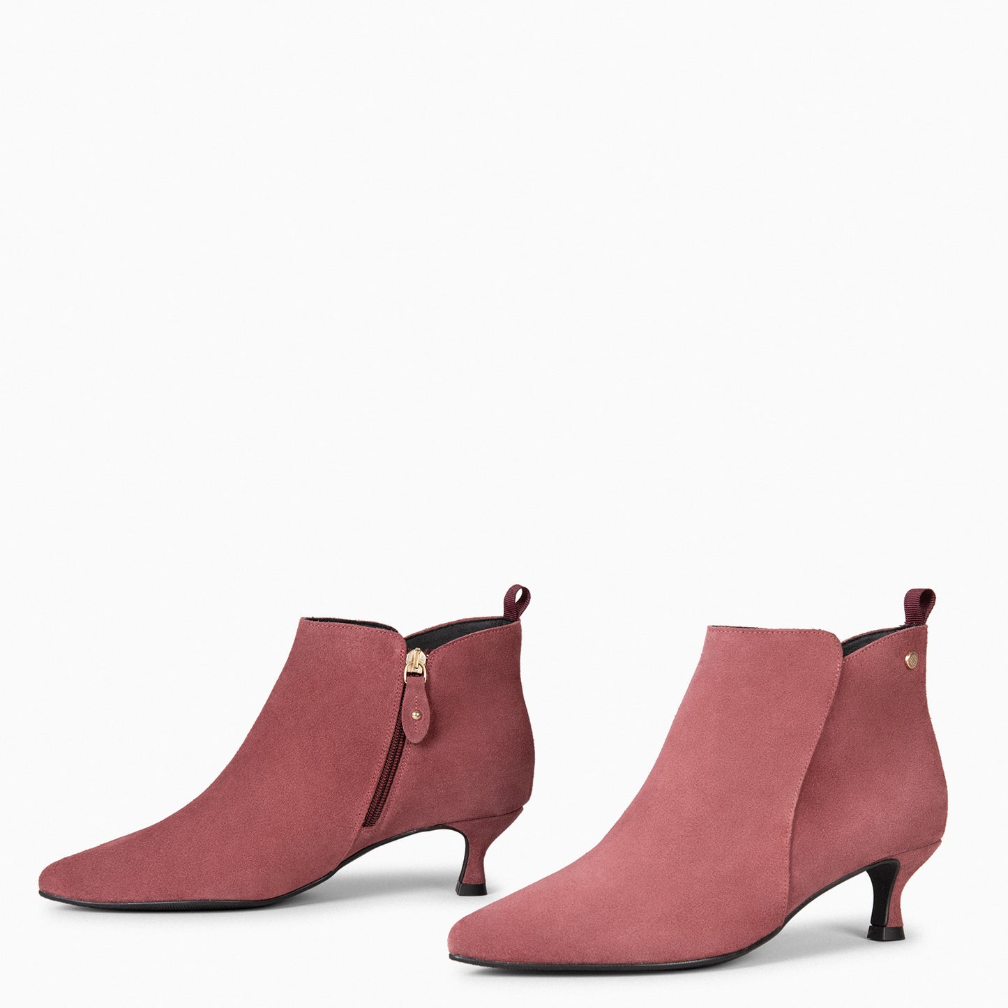 ROYAL – WINE bottines à petit talon