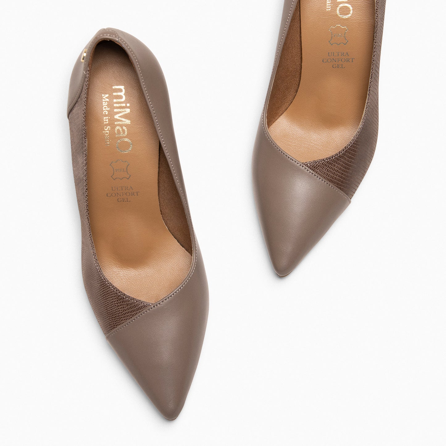 GLAM NIGHT – SAPATOS ELEGANTES DE SALTO ALTO TAUPE