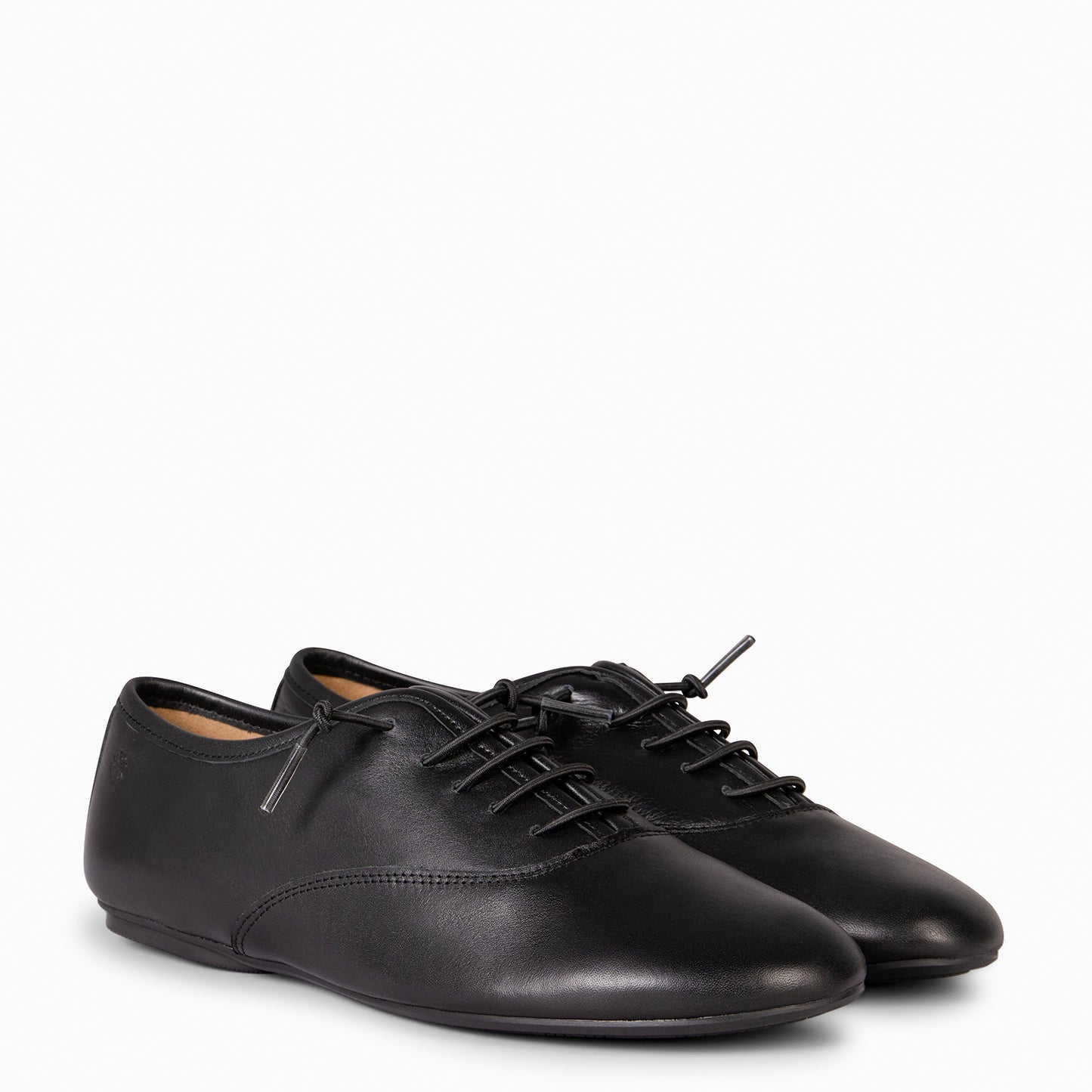 IRIA - Zapatillas Baresoft con Cordones Elásticos  NEGRO