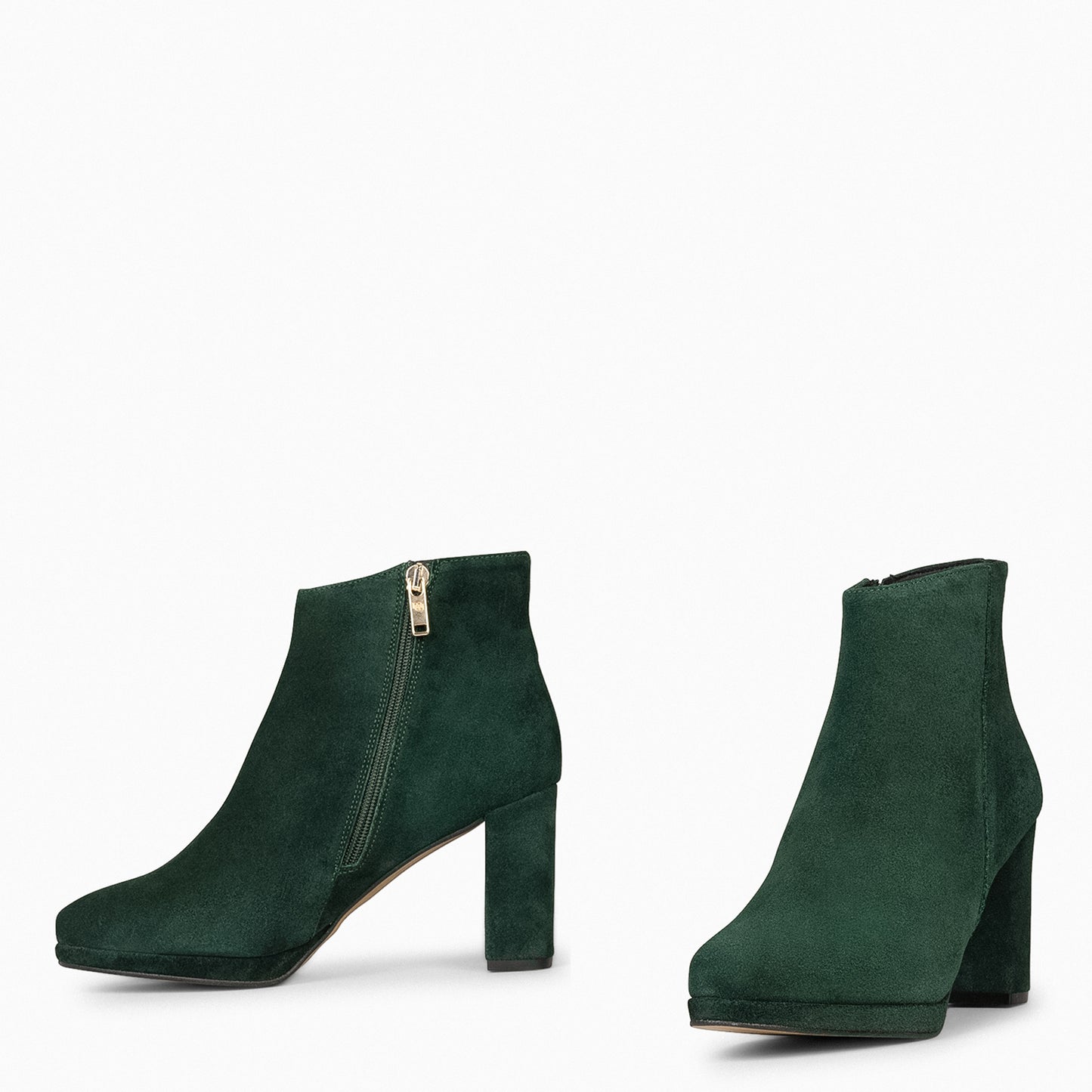 WITTEN - Botins com plataforma VERDE