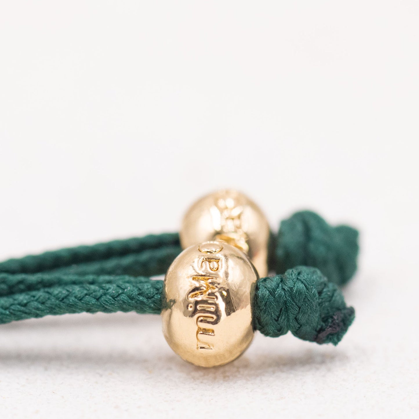 PULSERA VERDE DE LA ESPERANZA ORO