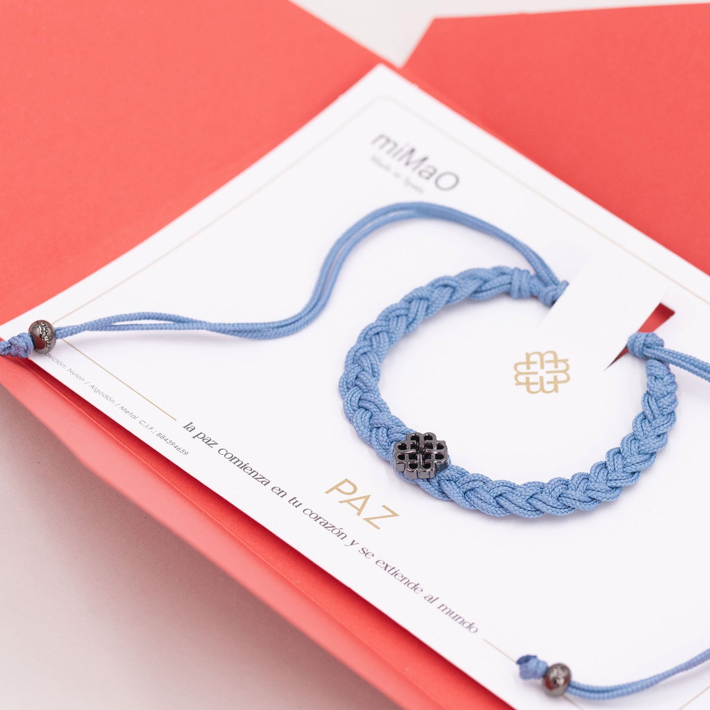 PULSERA AZUL DE LA PAZ