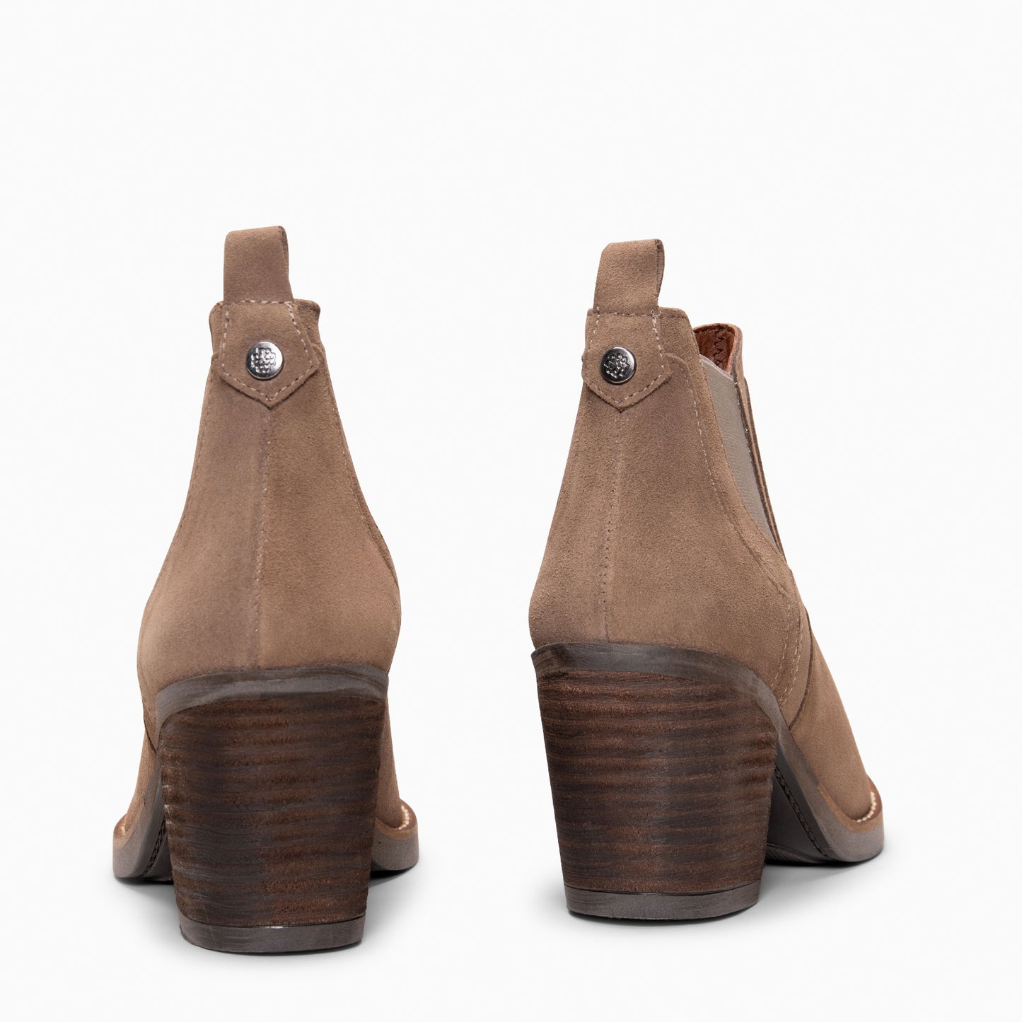 CASSIDY - Botines de tacón alto tipo Chelsea  TAUPE