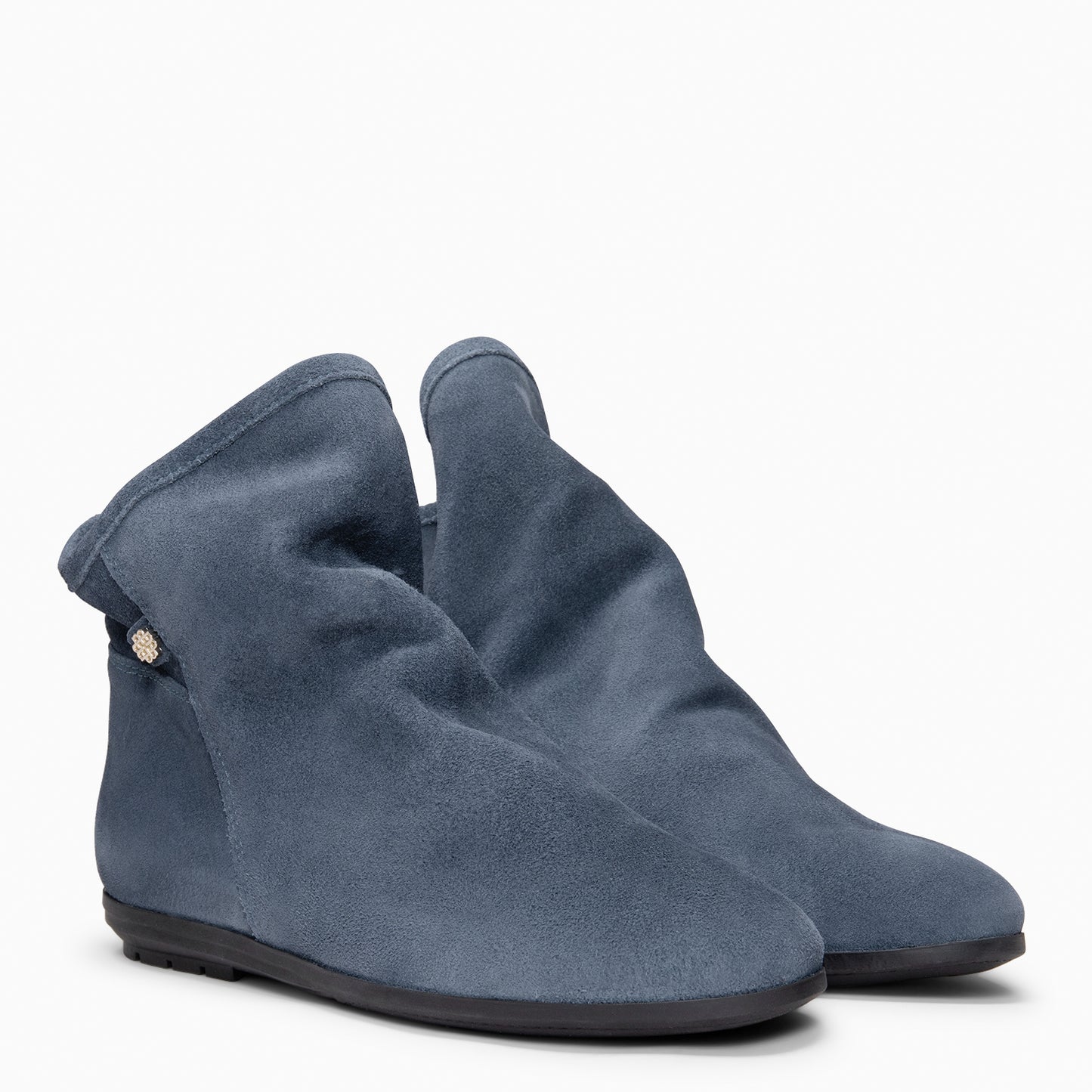 CHESS - Botines de ante con caña fruncida JEANS