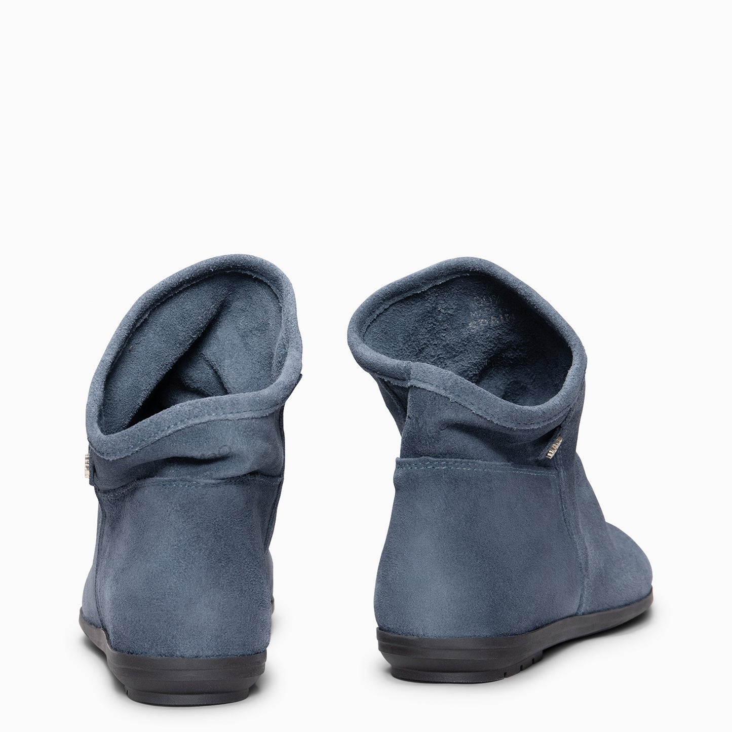 CHESS - Botines de ante con caña fruncida JEANS