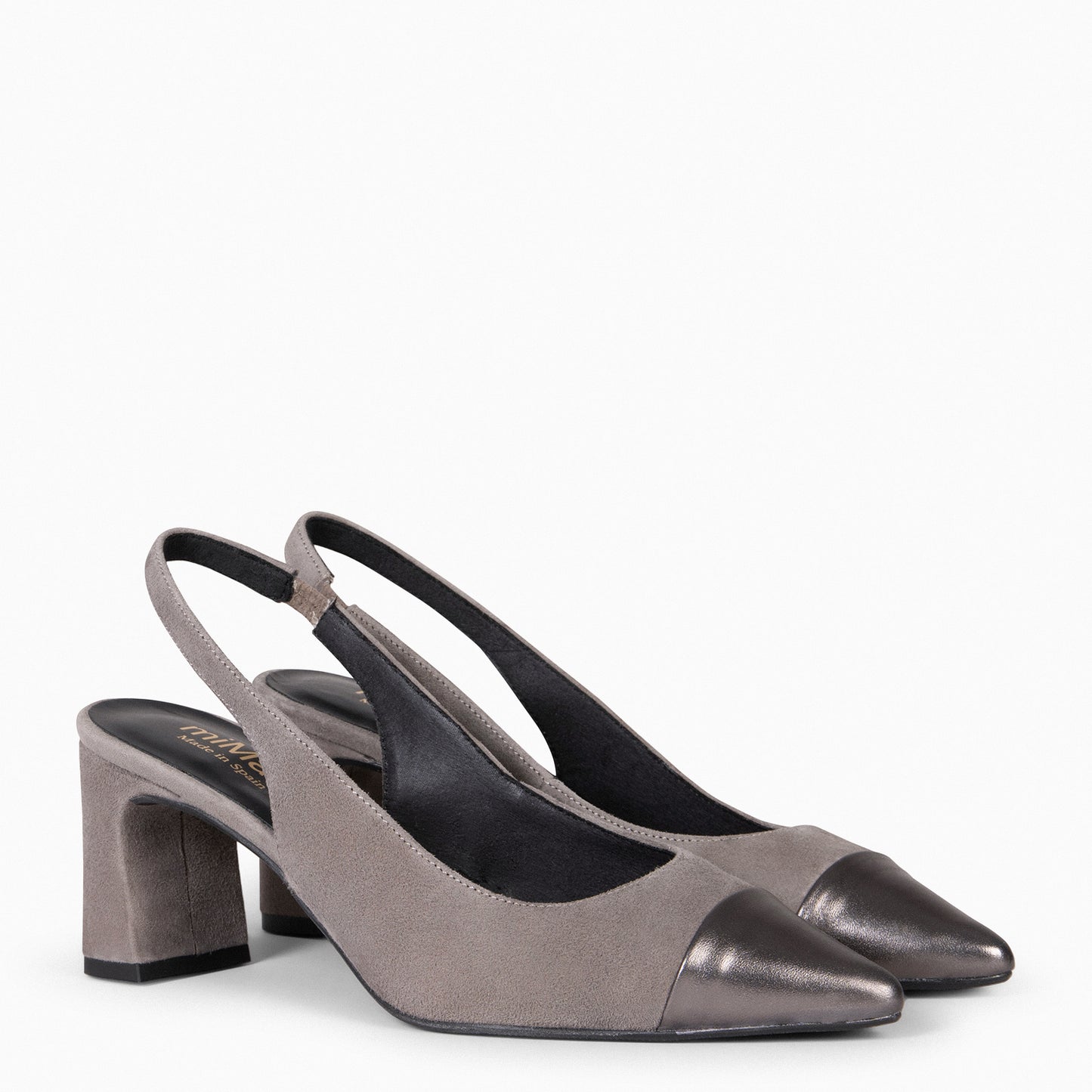 DIANA - chaussure xxx avec bout xxxGREYSILVER