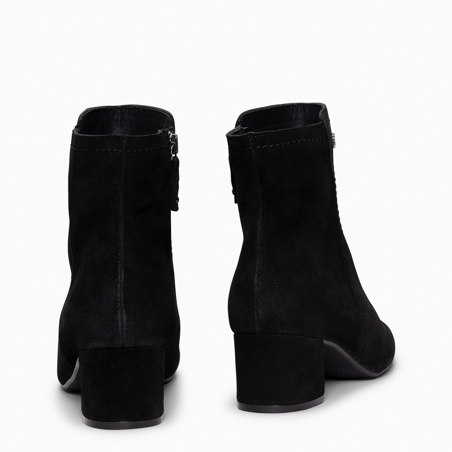 COLMAR - Botines elegantes de piel NEGRO