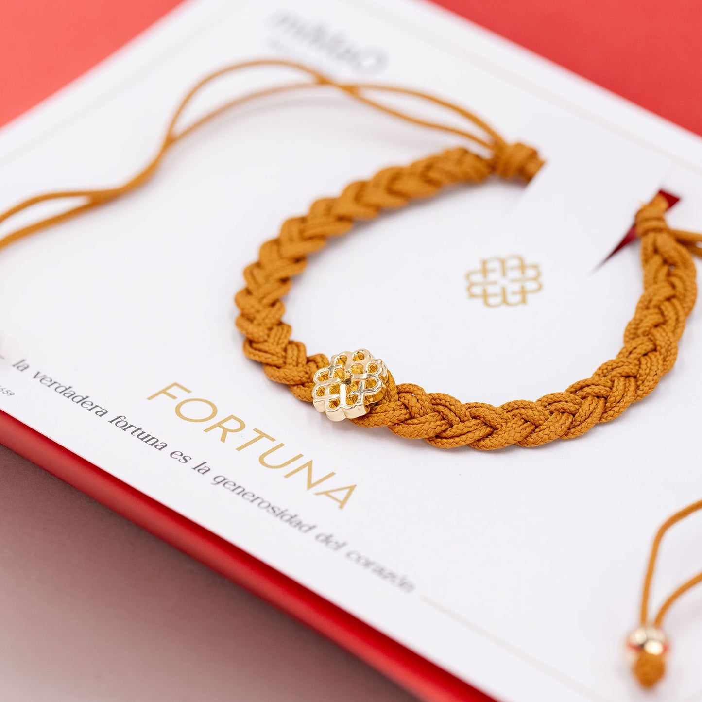 PULSERA MOSTAZA DE LA FORTUNA ORO