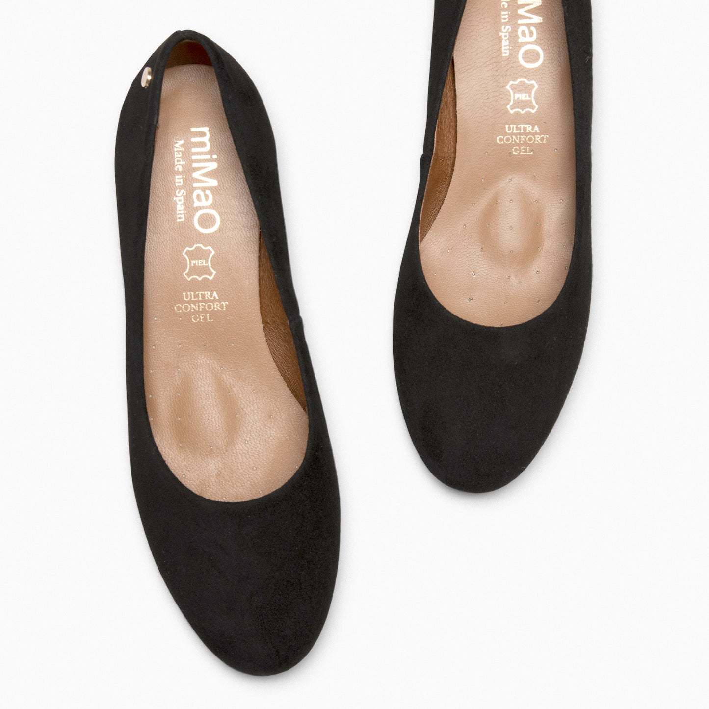URBAN REDONDO - Zapatos de tacón de ante NEGRO