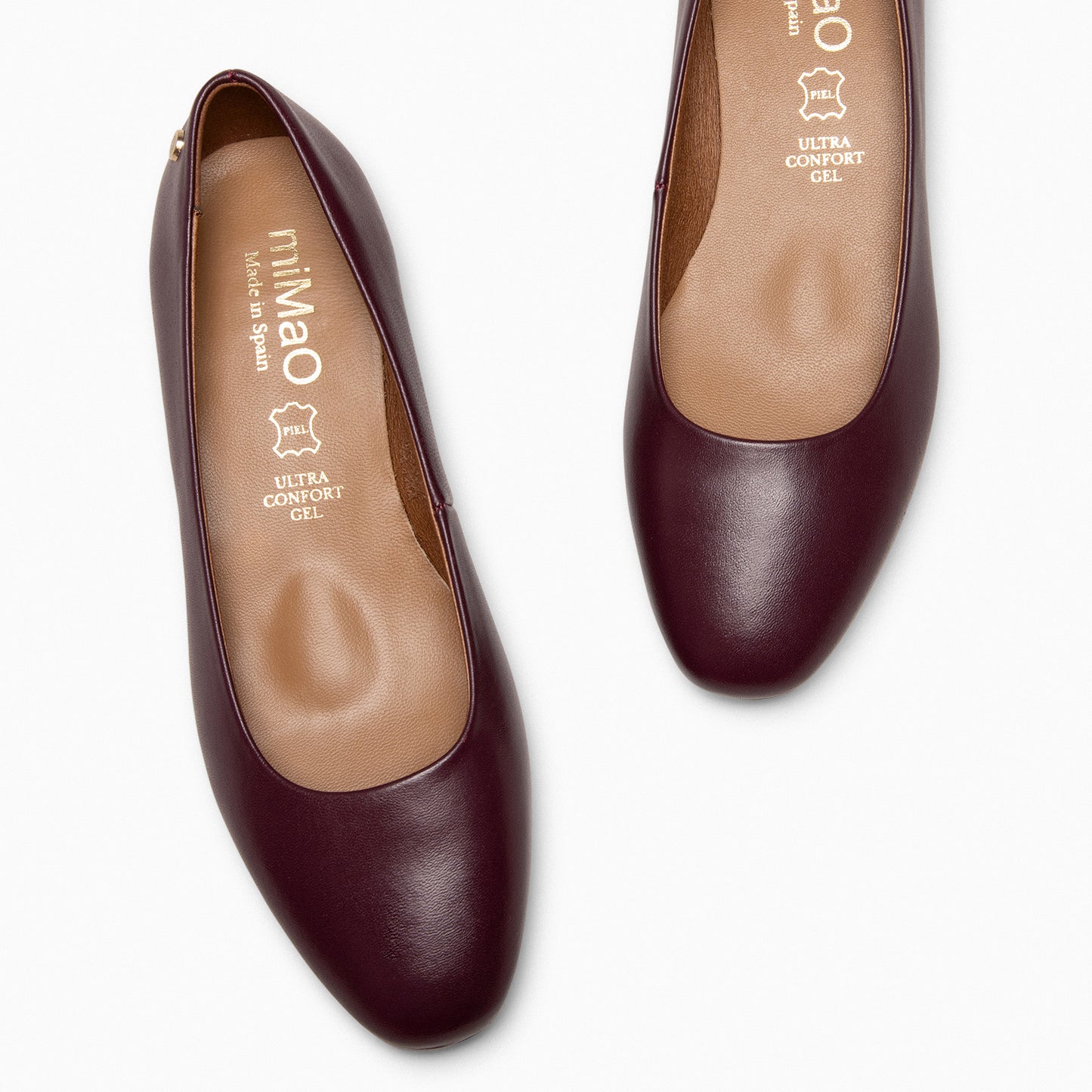 URBAN XS – Zapatos de tacón bajo GRANATE