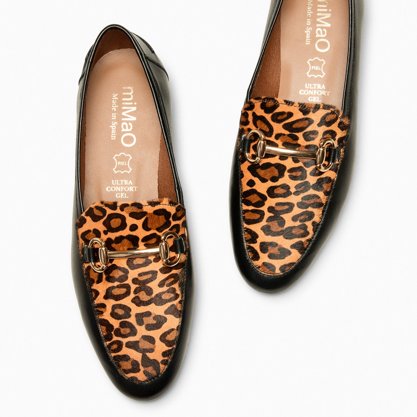 STYLE SAUVAGE - Mocassim LEOPARD de salto baixo