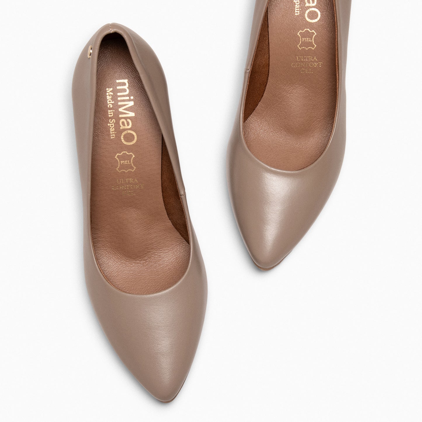 URBAN SALÓN - Zapatos de tacón alto de napa en TAUPE