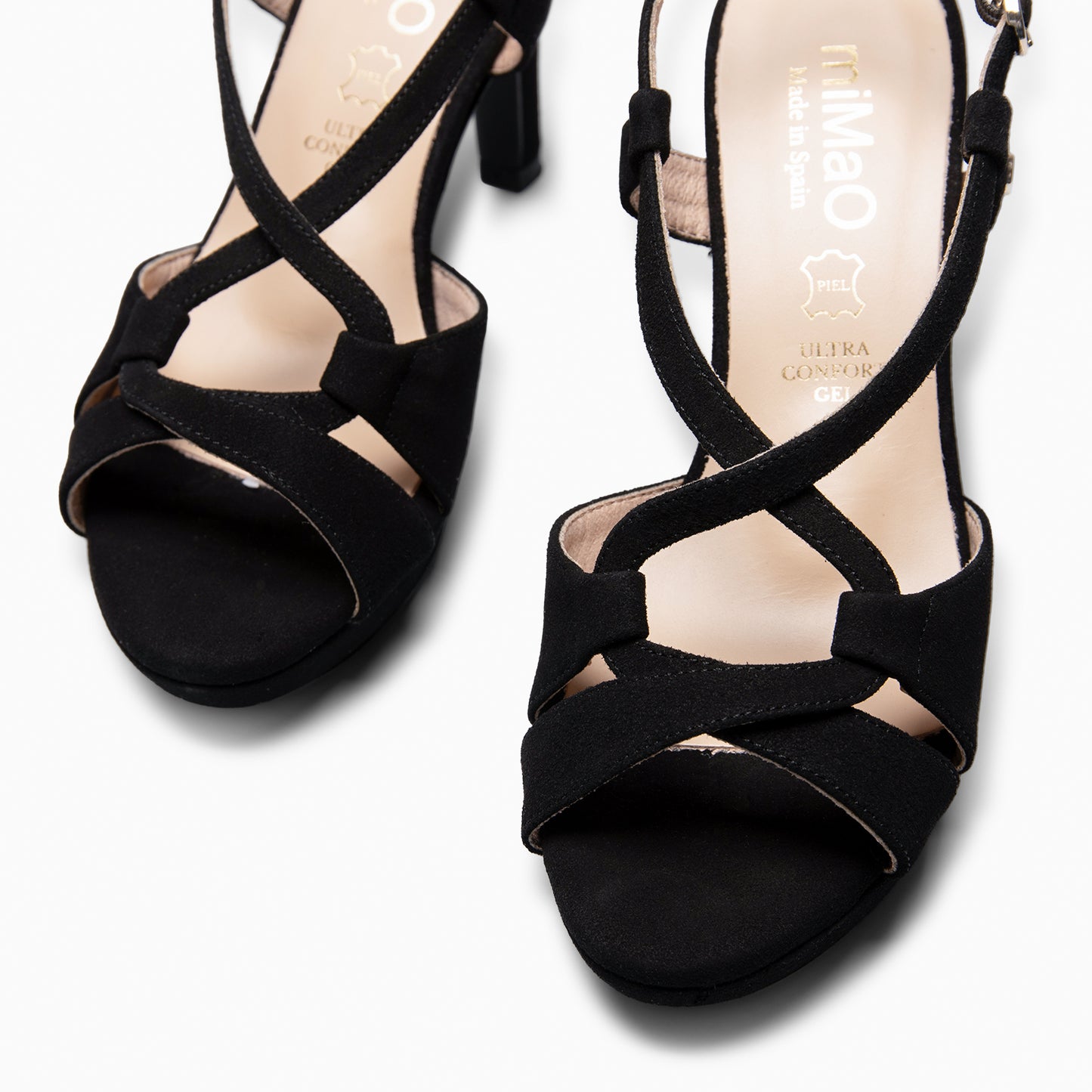 JUDITH - Sandalias de fiesta con tacón NEGRO