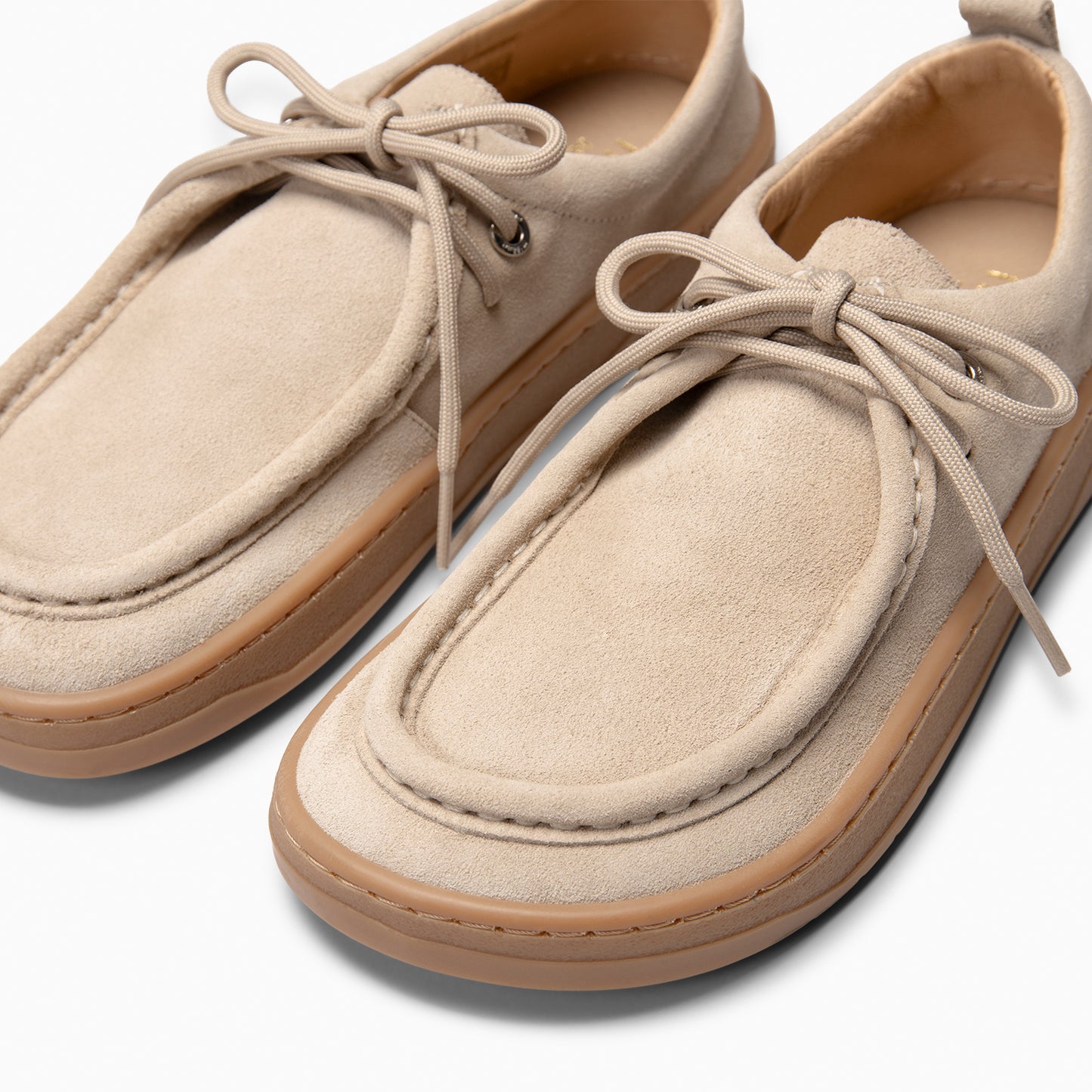 NIMBO - Mocasines de cordones Baresoft BEIGE