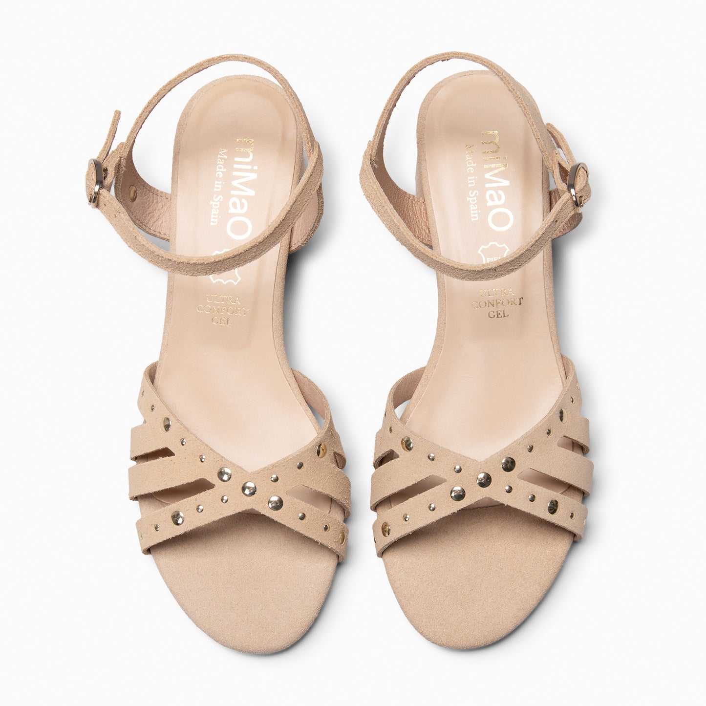 DAISY - Sandalias de tacón medio BEIGE