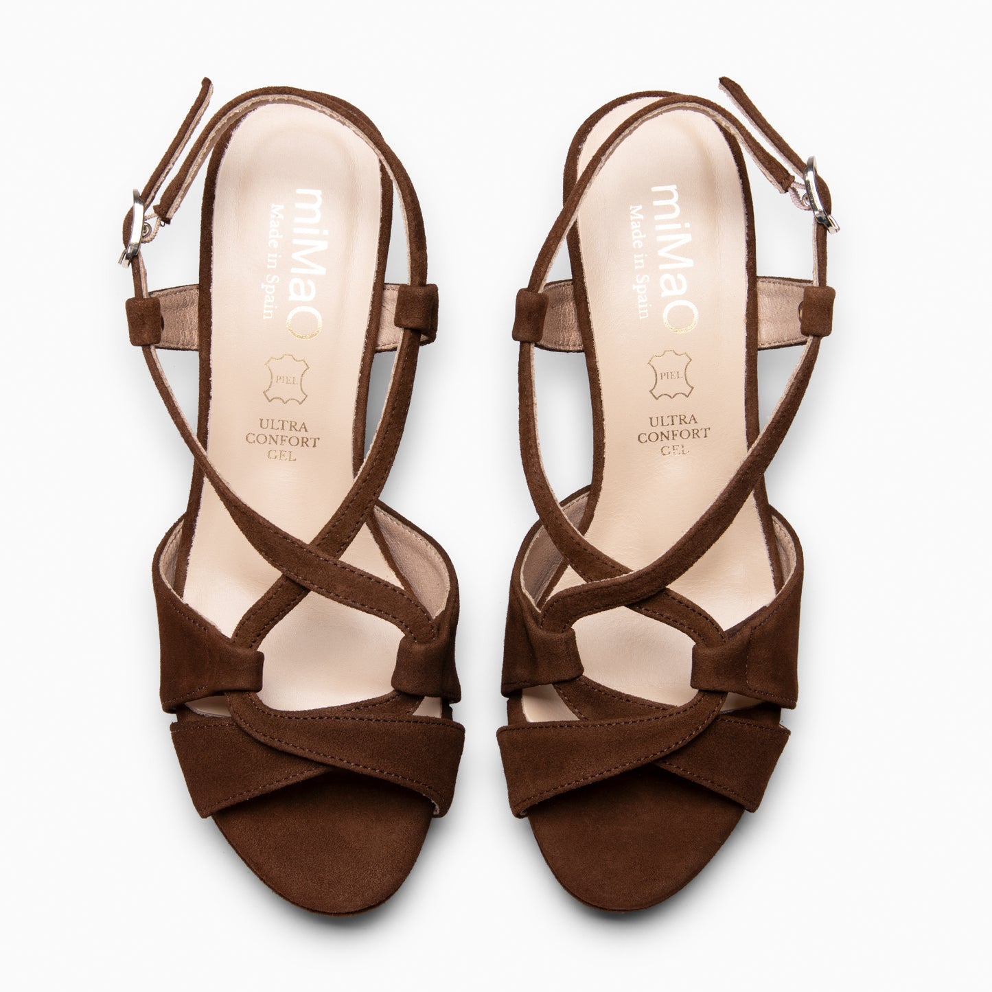JUDITH - Sandalias de fiesta con tacón MARRON