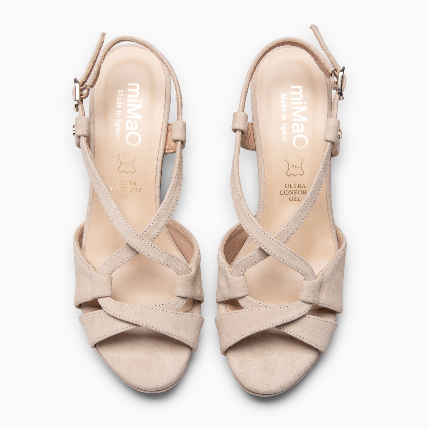 JUDITH - Sandalias de fiesta con tacón BEIGE