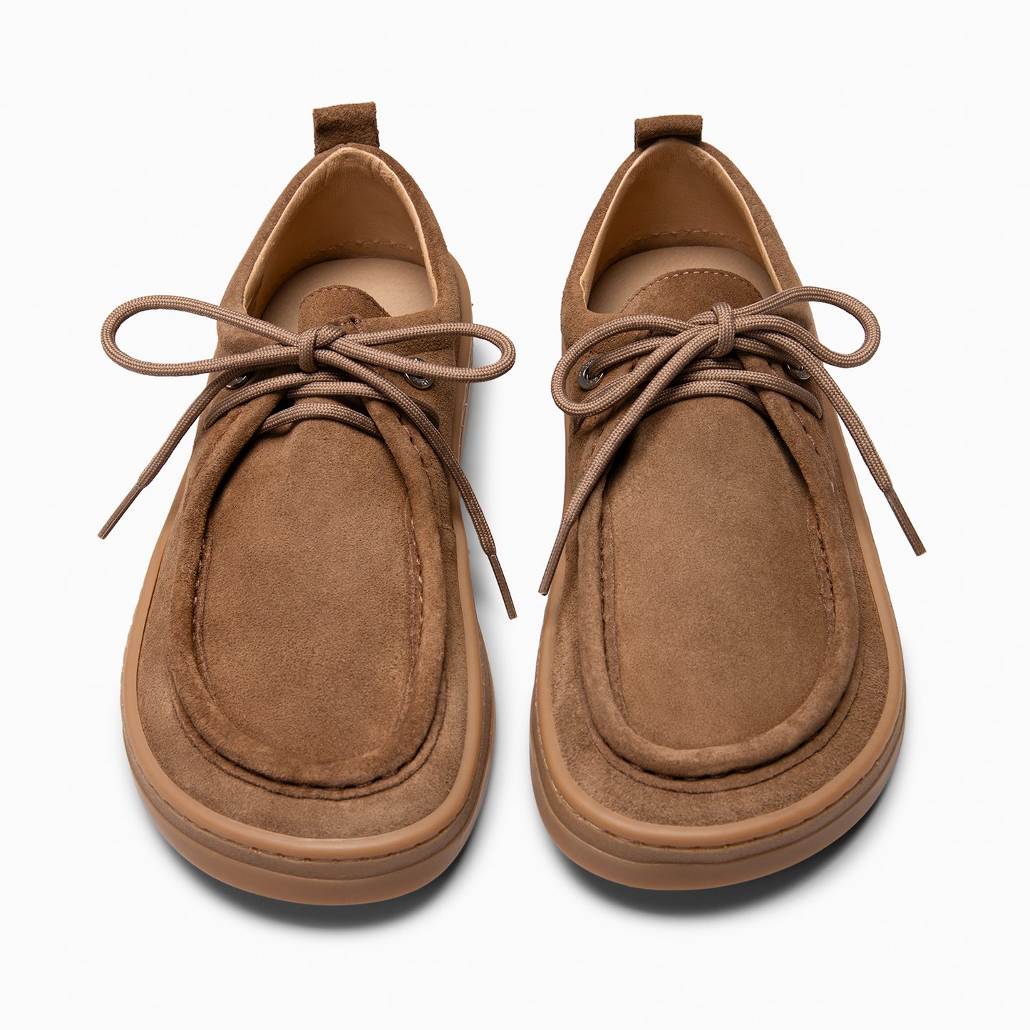 NIMBO - Mocasines de cordones Baresoft TAUPE