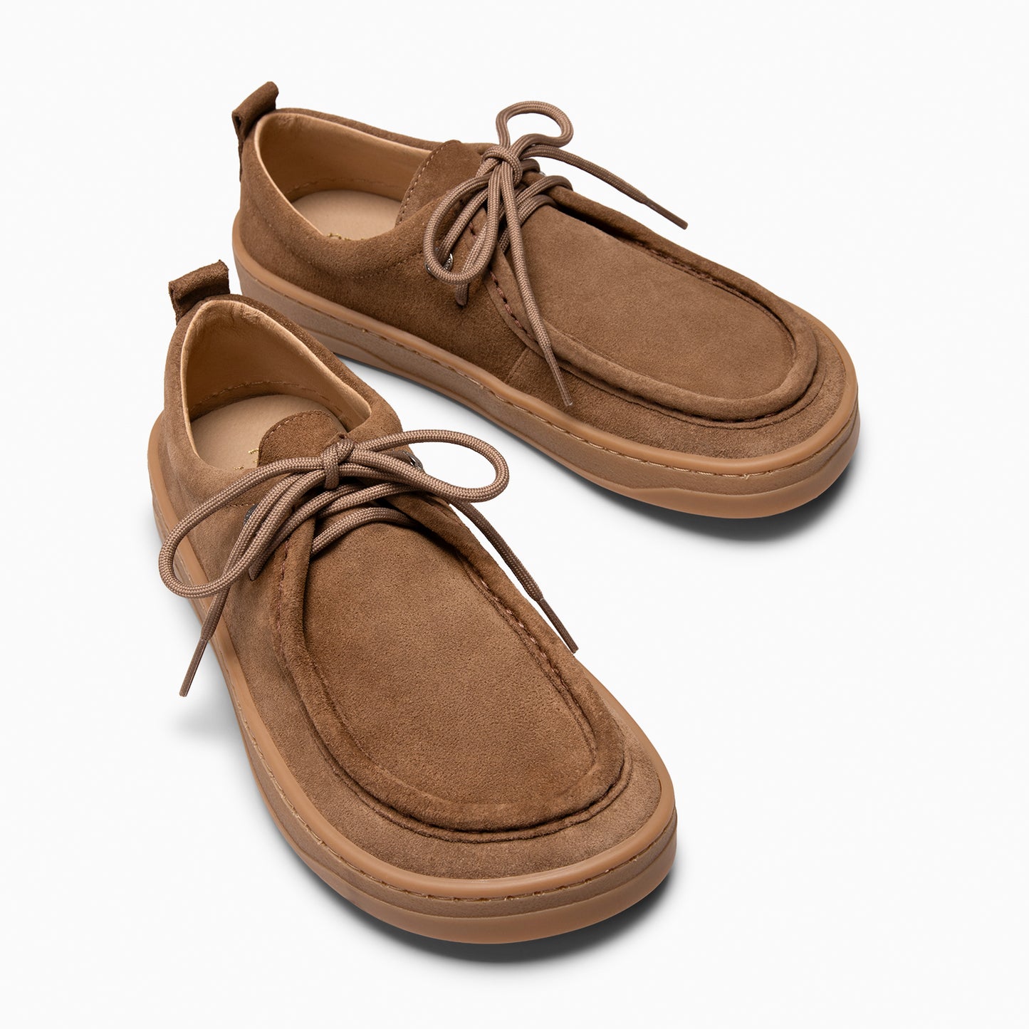 NIMBO - Mocasines de cordones Baresoft TAUPE