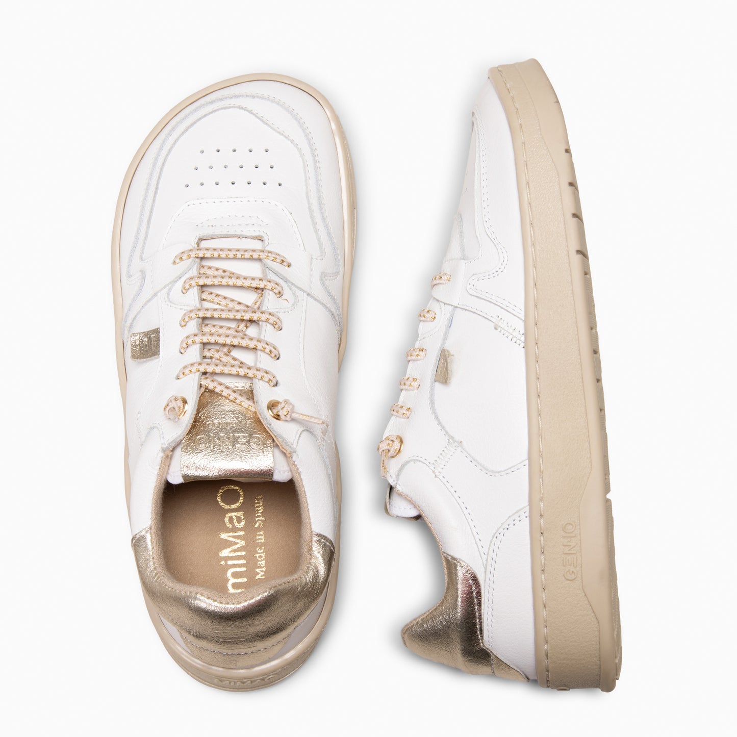 GEN-IO– zapatilas estilo barefoot  BLANCO ORO