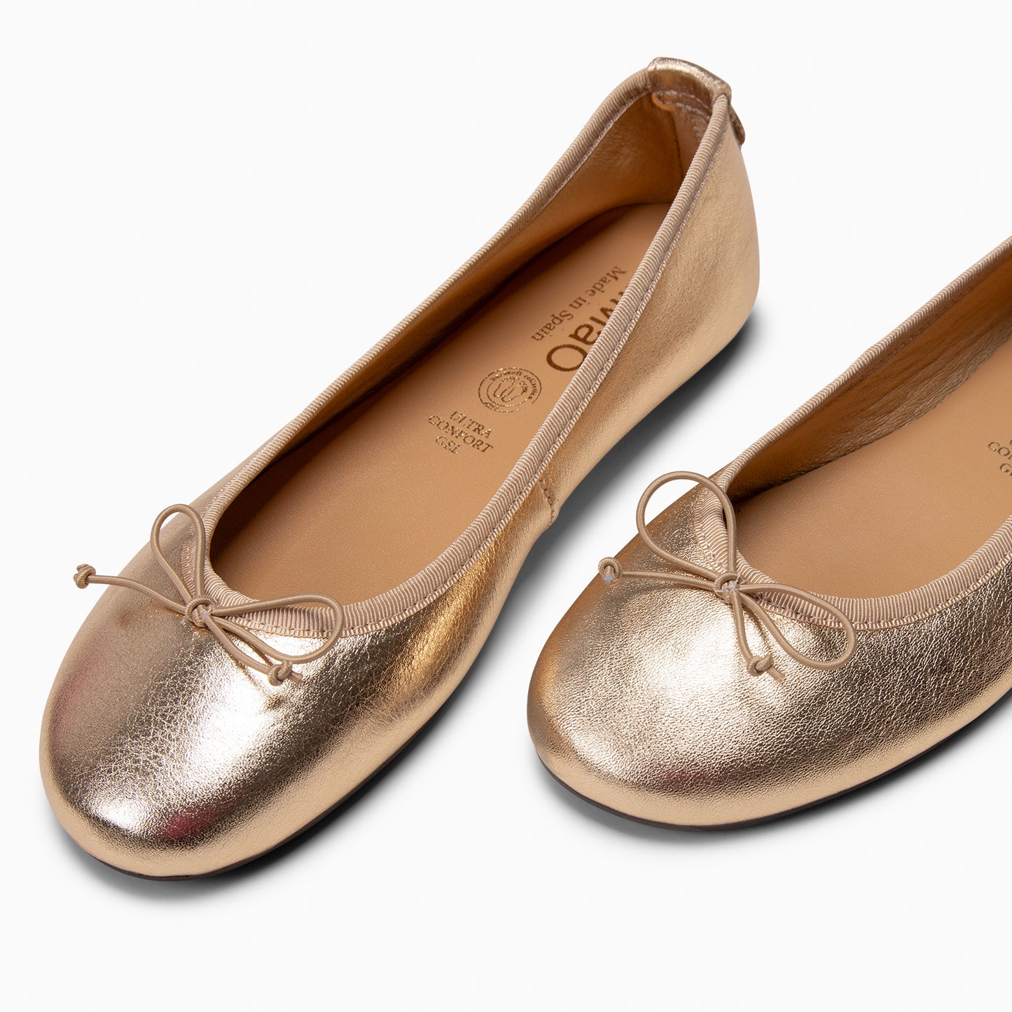 CAMPANILLA - Bailarina estilo barefoot DORADO