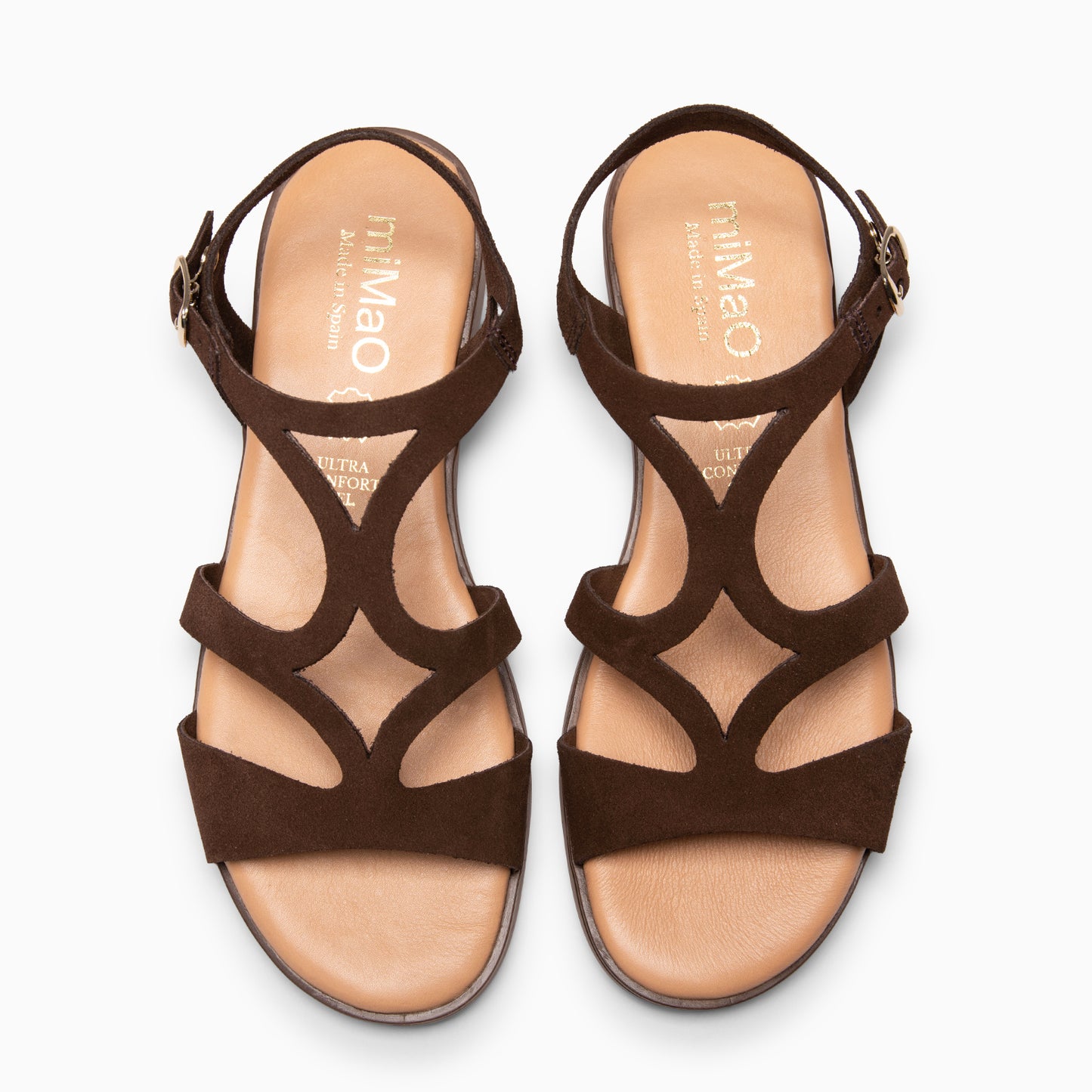 BAMBÚ - Sandalias Planas MARRON