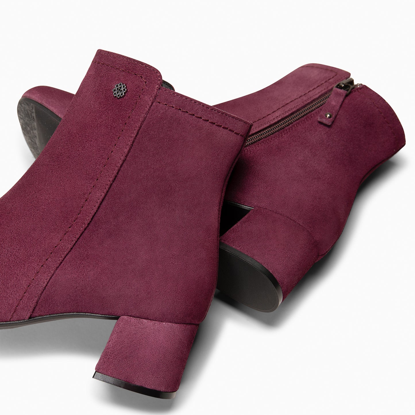 COLMAR - Botines elegantes de piel BURDEOS