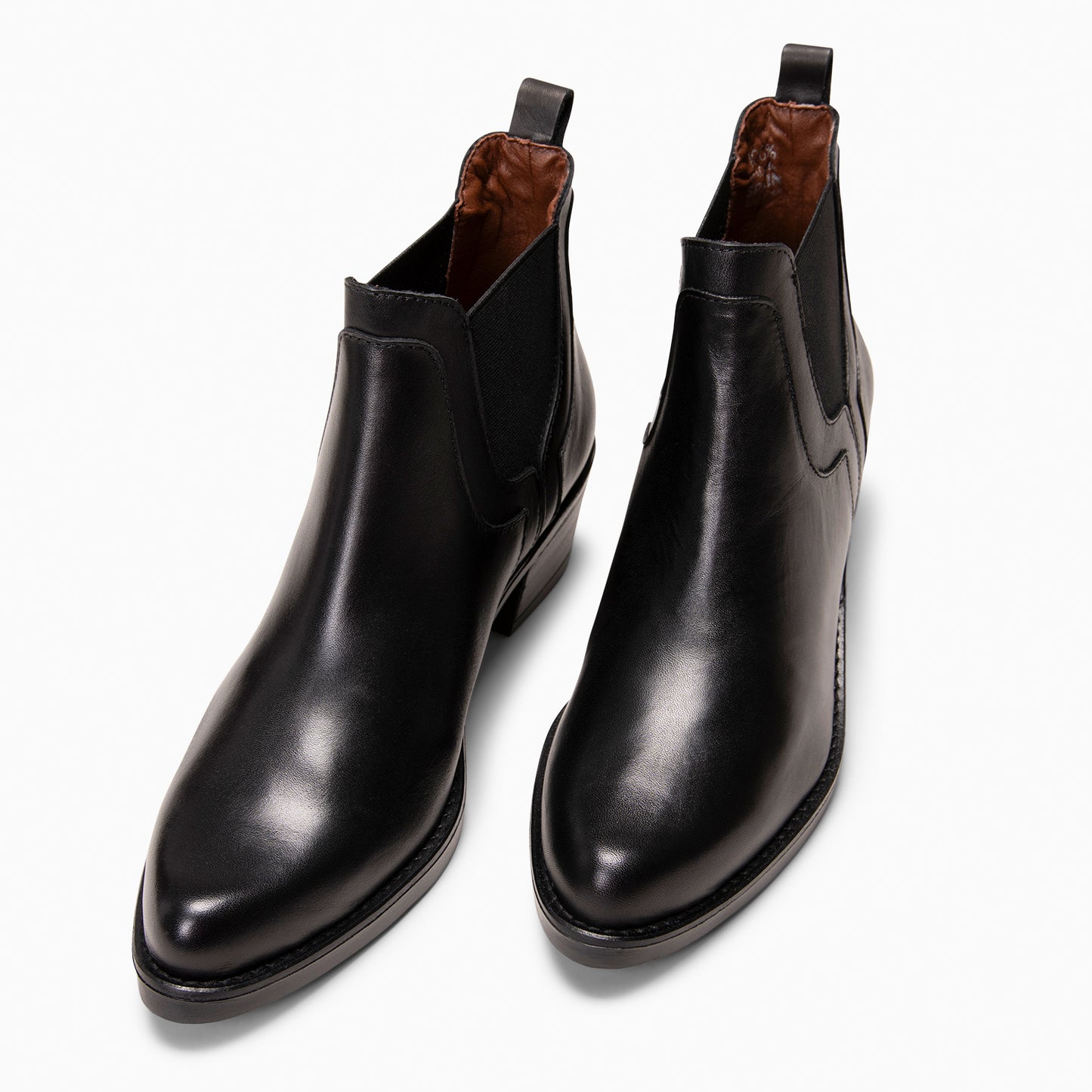 BILLY - Botines de tacón tipo Chelsea NEGRO