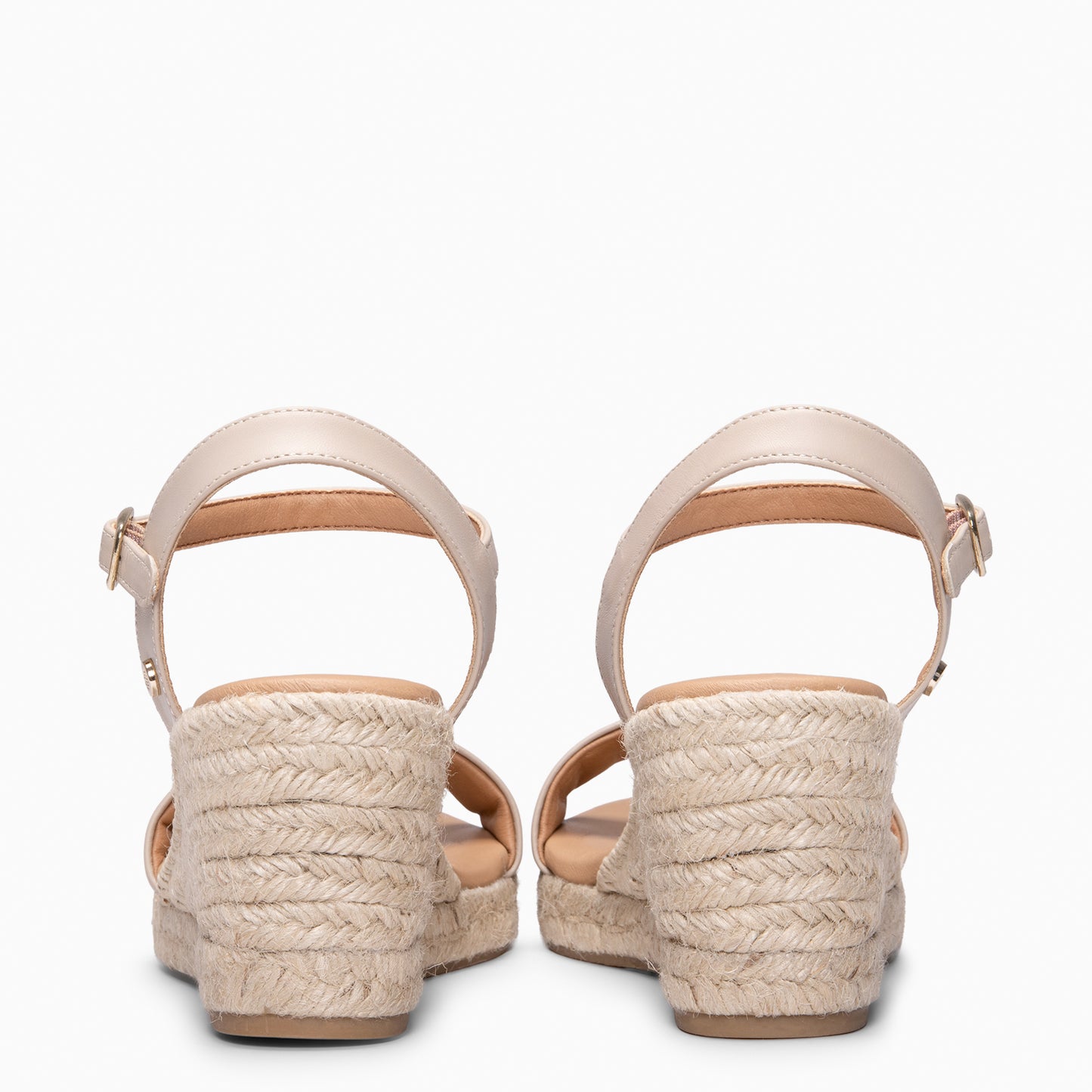 ADRA - Cuñas de esparto abiertas BEIGE