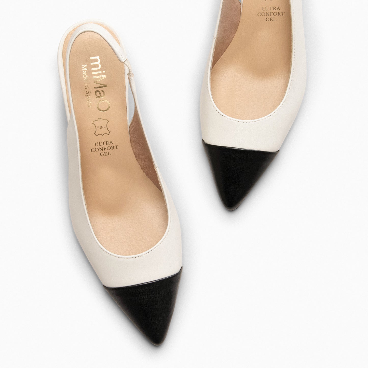 DIANA - Sapato com bico fino OFF WHITE