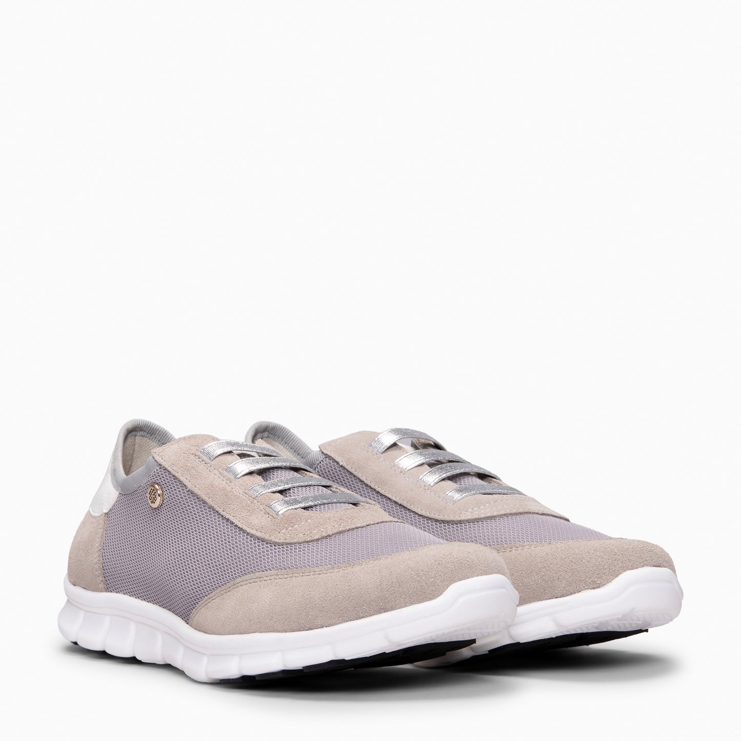 FÜSION 01 - Zapatillas para mujer multi-material GRIS