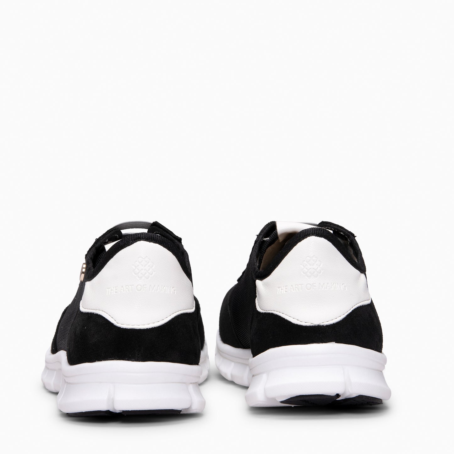 FÜSION 01 - Zapatillas para mujer multi-material NEGRO
