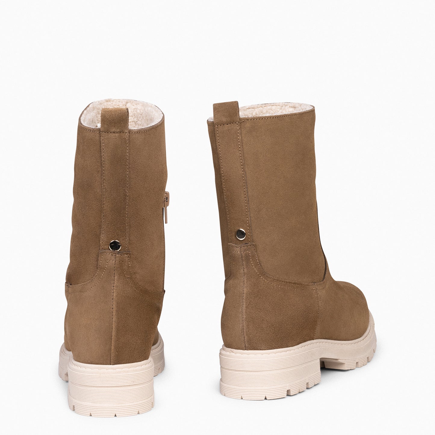 ALASKA - Bottine Femme Doublure Shearling CAMEL